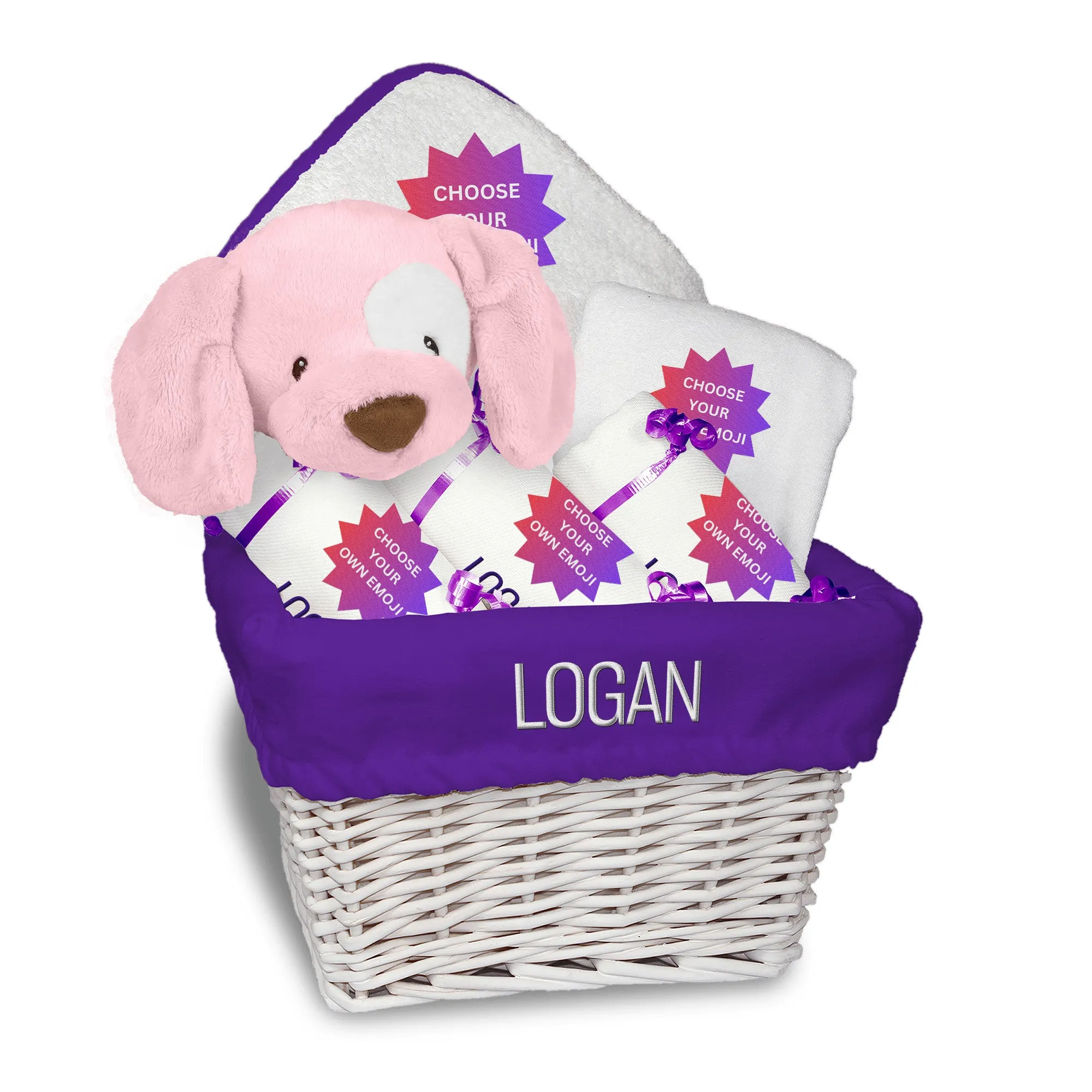 Personalized Choose Your Own Emoji Medium Basket 2