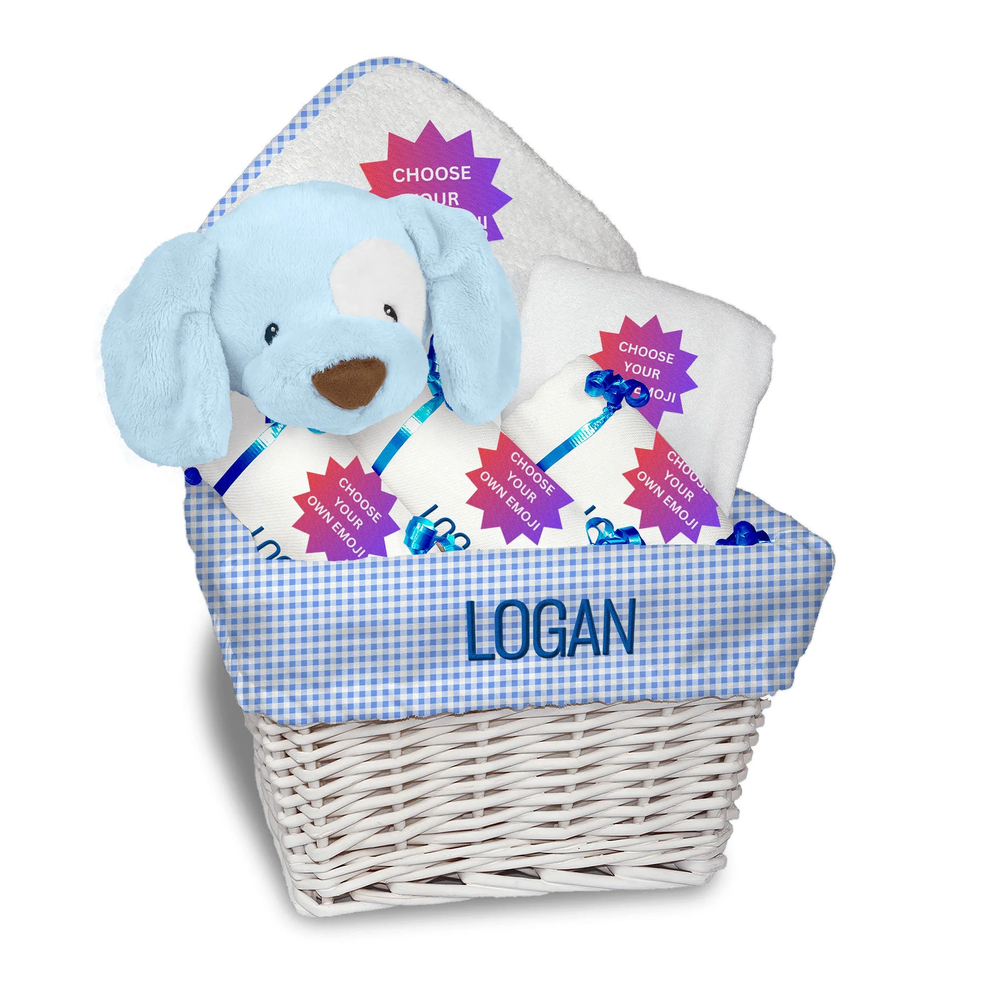 Personalized Choose Your Own Emoji Medium Basket 2