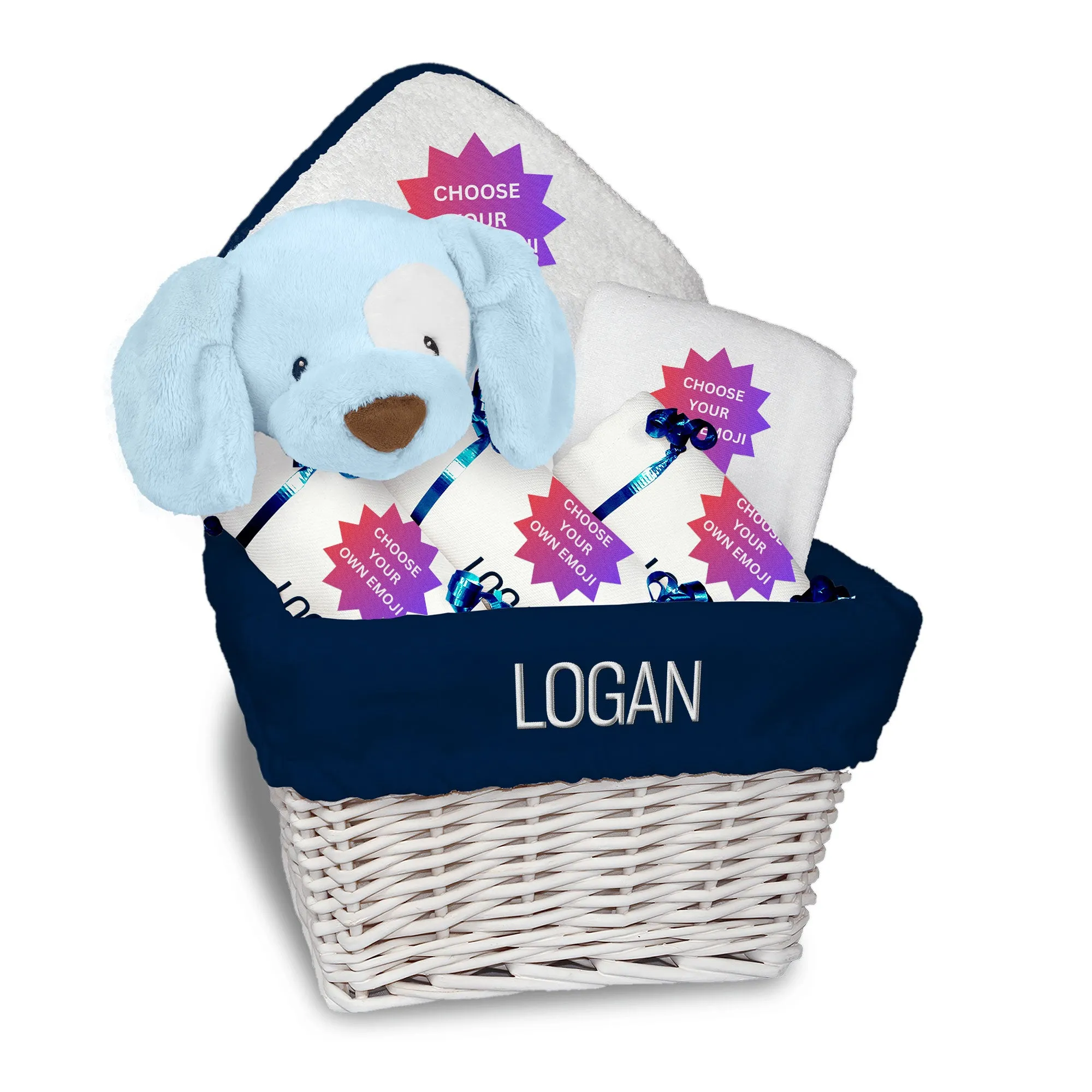 Personalized Choose Your Own Emoji Medium Basket 2