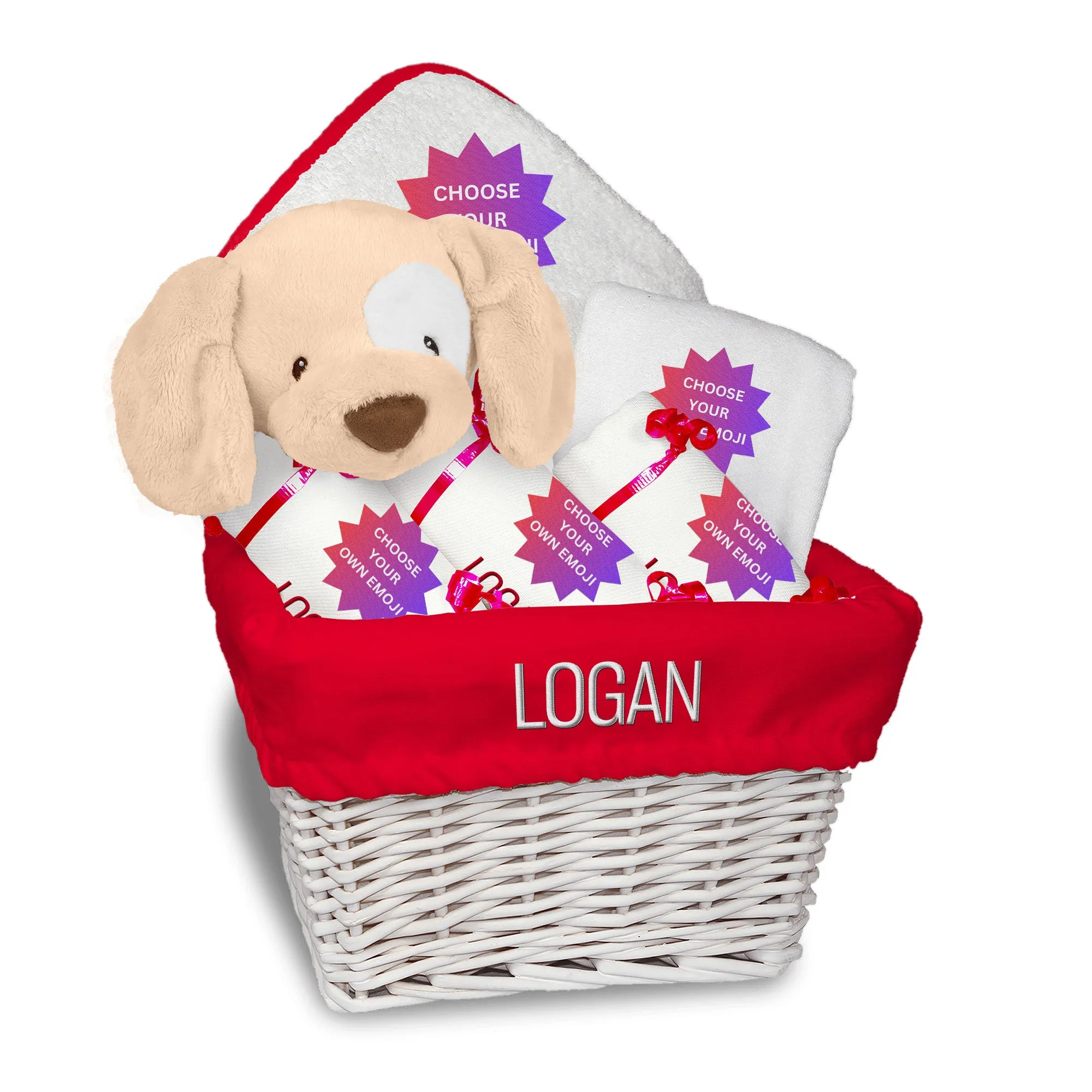 Personalized Choose Your Own Emoji Medium Basket 2