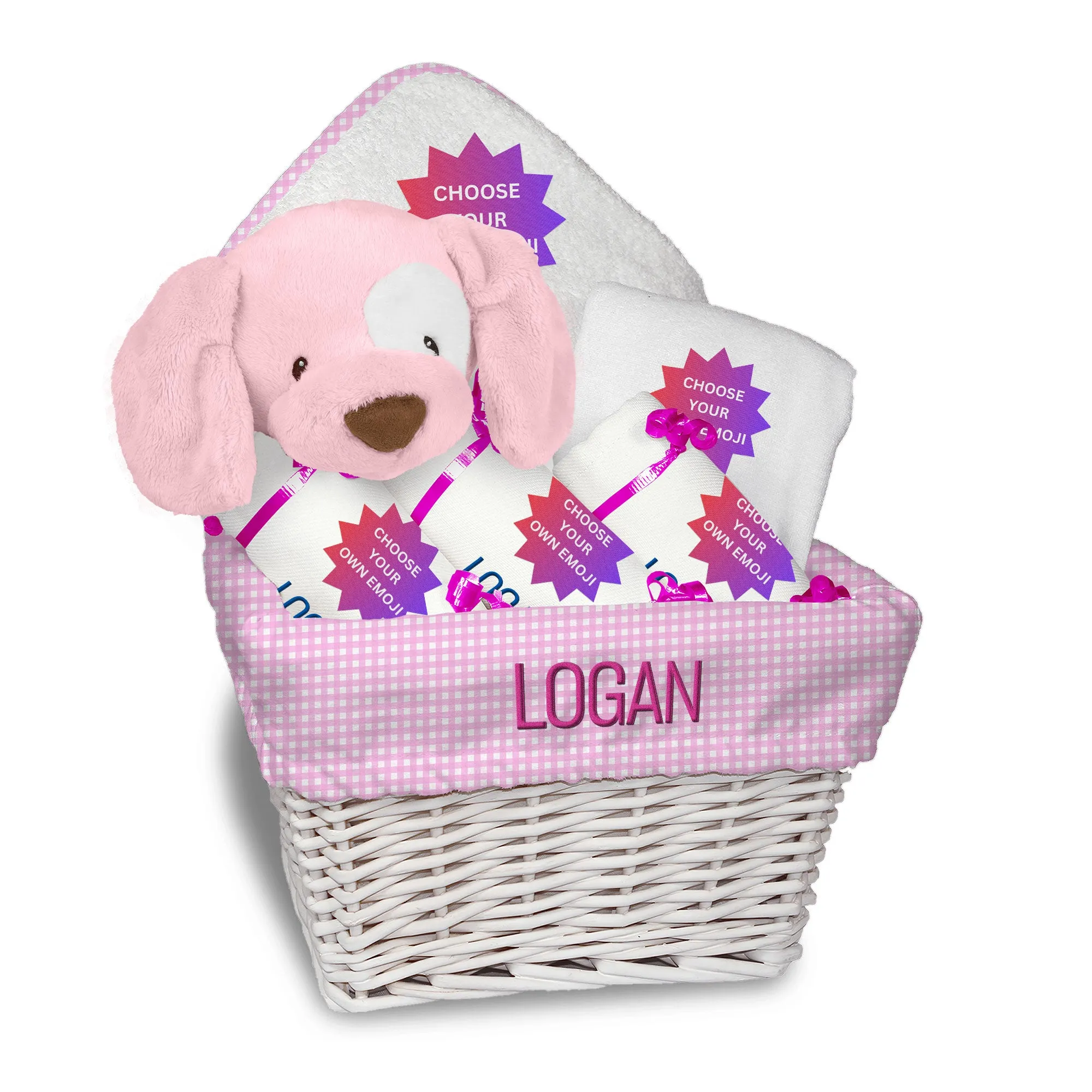 Personalized Choose Your Own Emoji Medium Basket 2