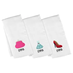 Personalized Emoji Burp Cloth - 3 Pack Shopaholic
