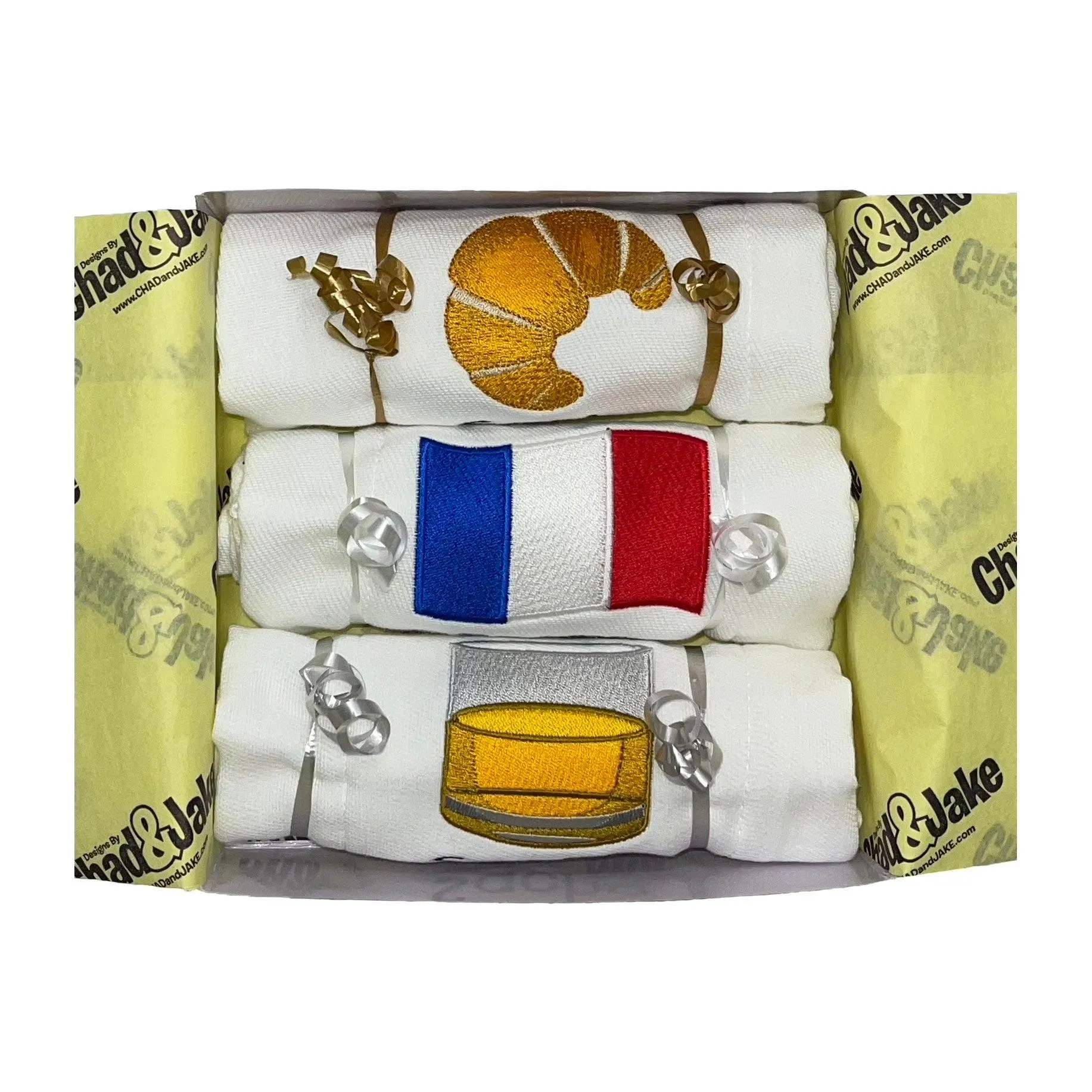 Personalized Emoji Burp Cloth - 3 Pack When in Paris