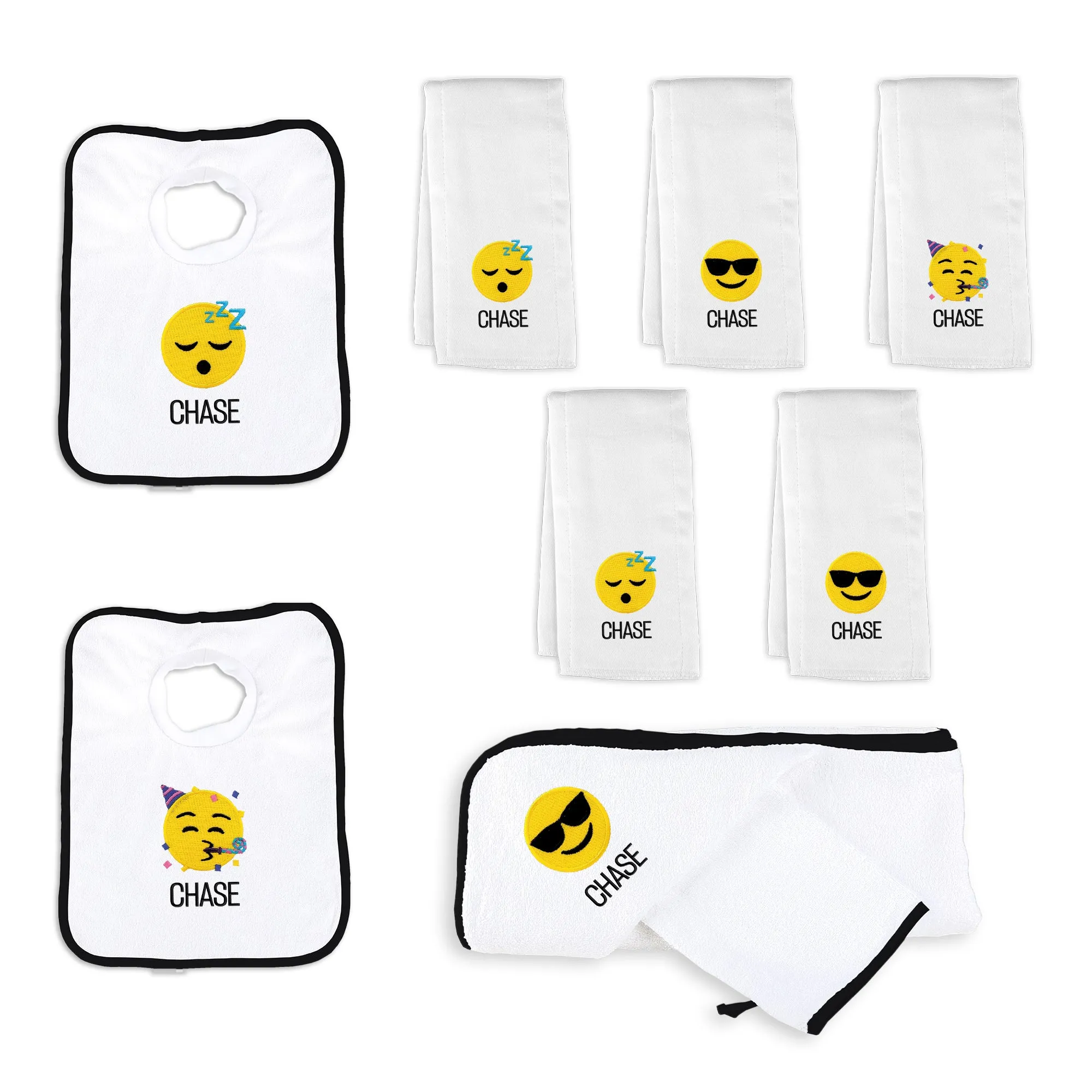 Personalized Emoji Large Basket - Smiley Faces