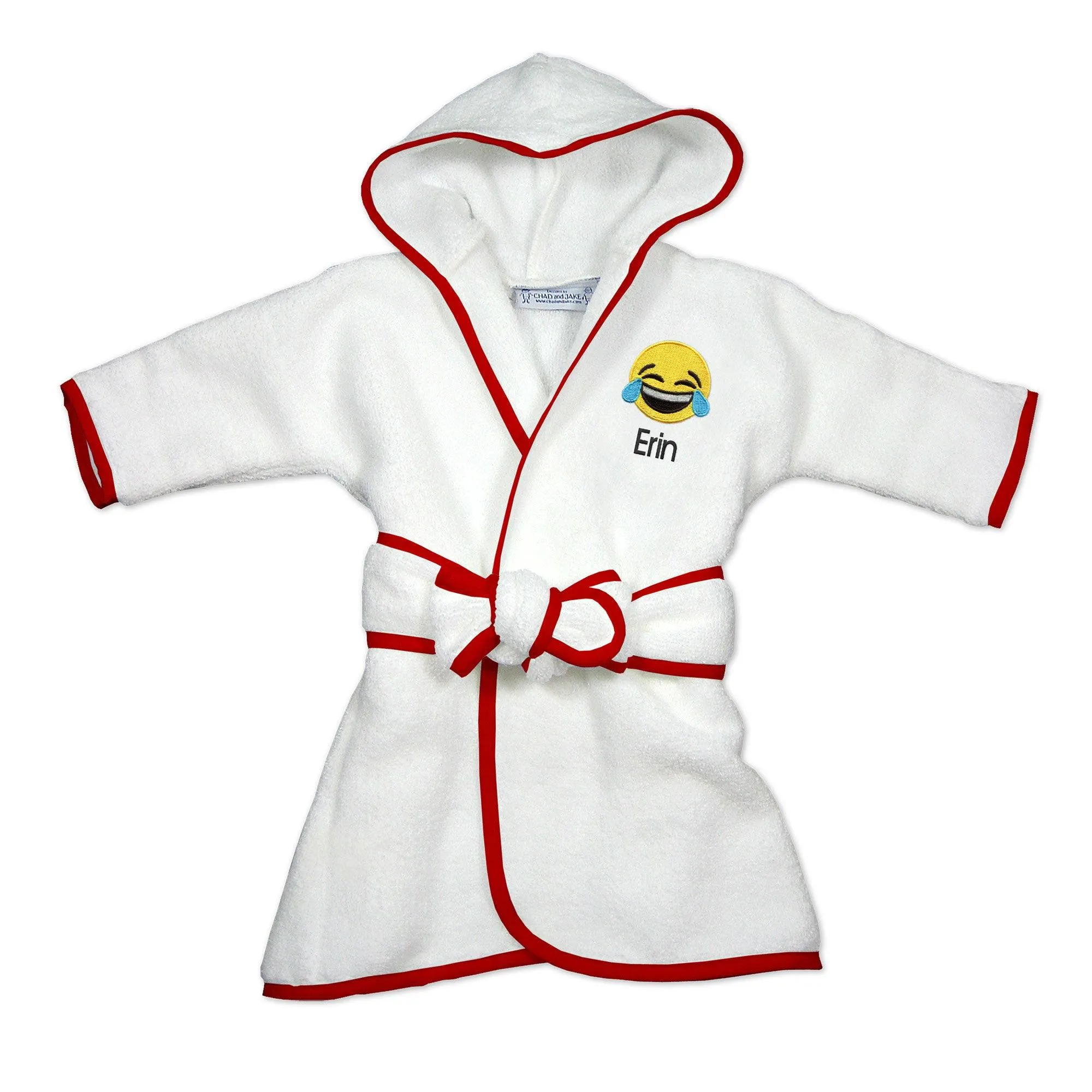 Personalized Happy Tears Emoji Robe