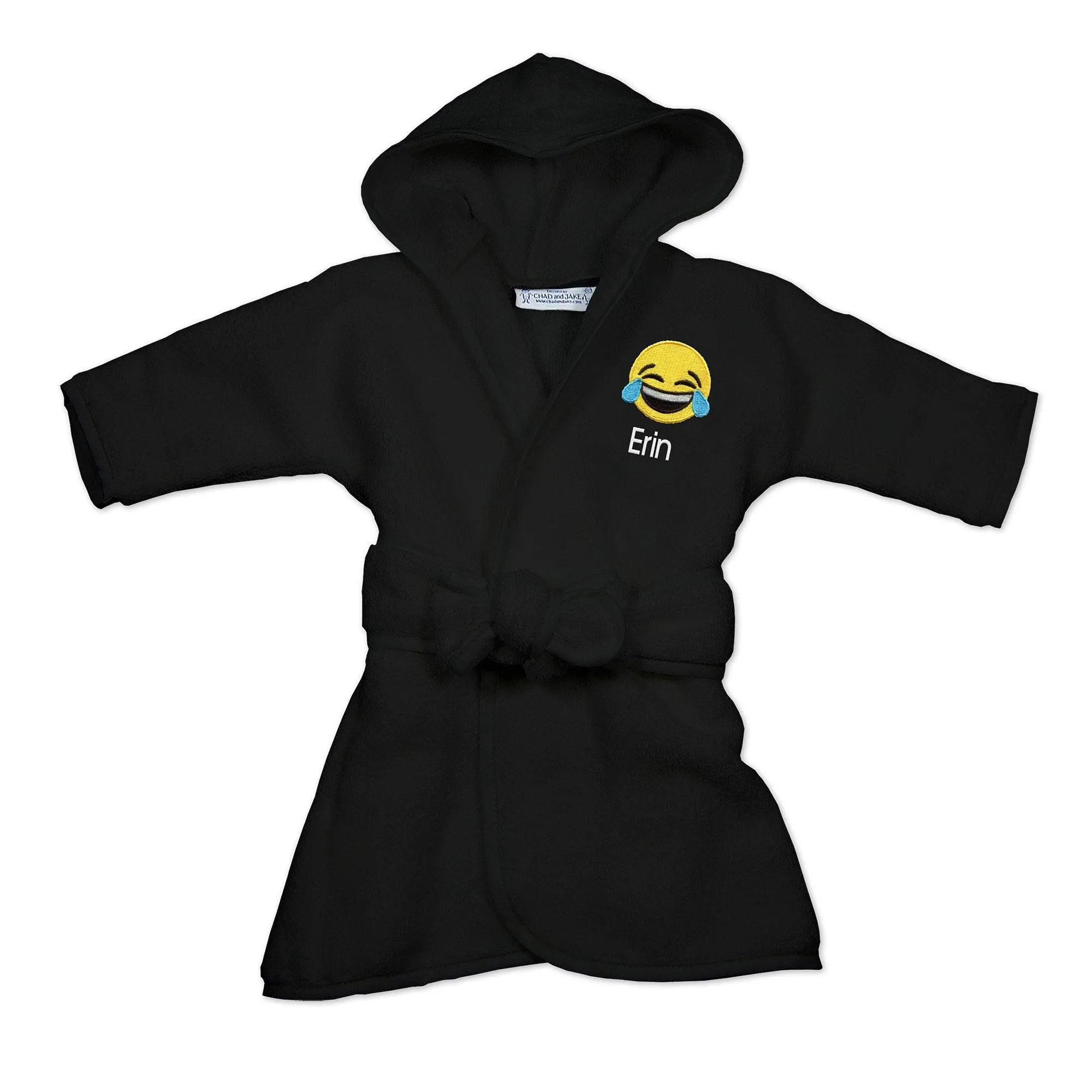 Personalized Happy Tears Emoji Robe