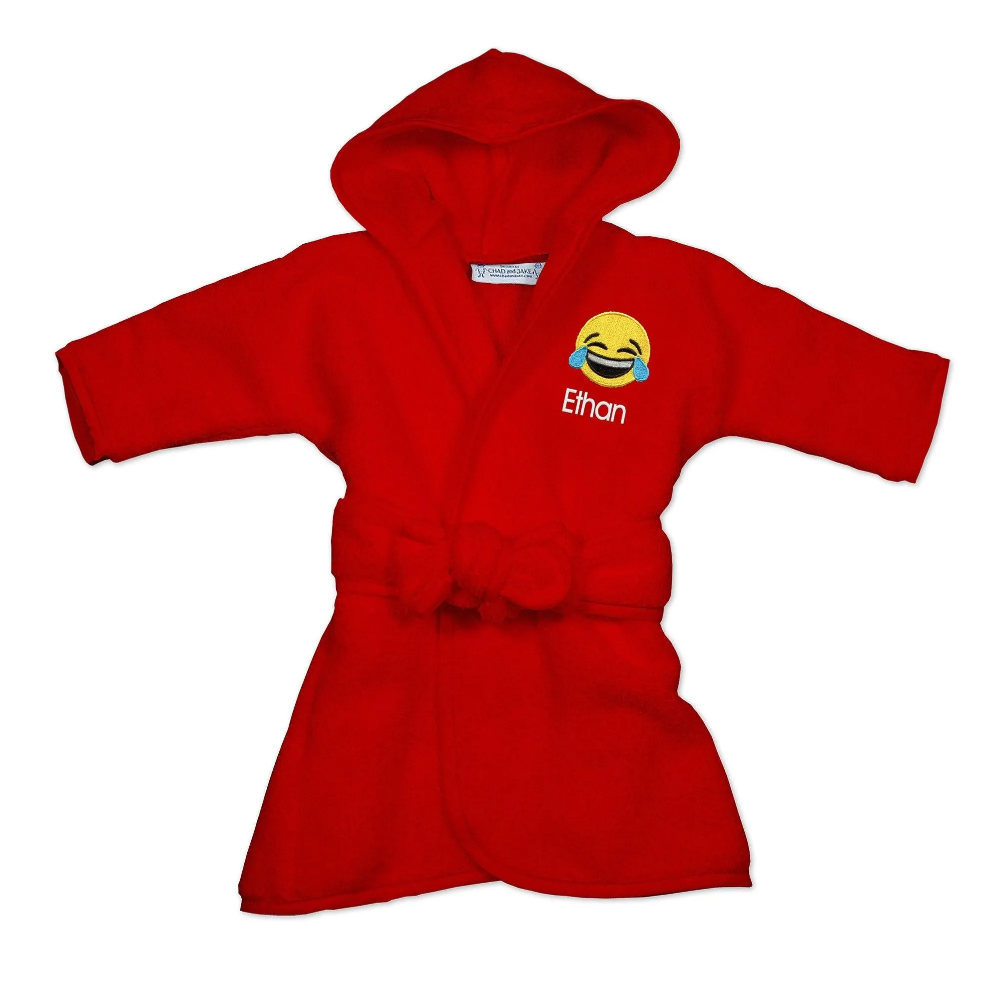 Personalized Happy Tears Emoji Robe
