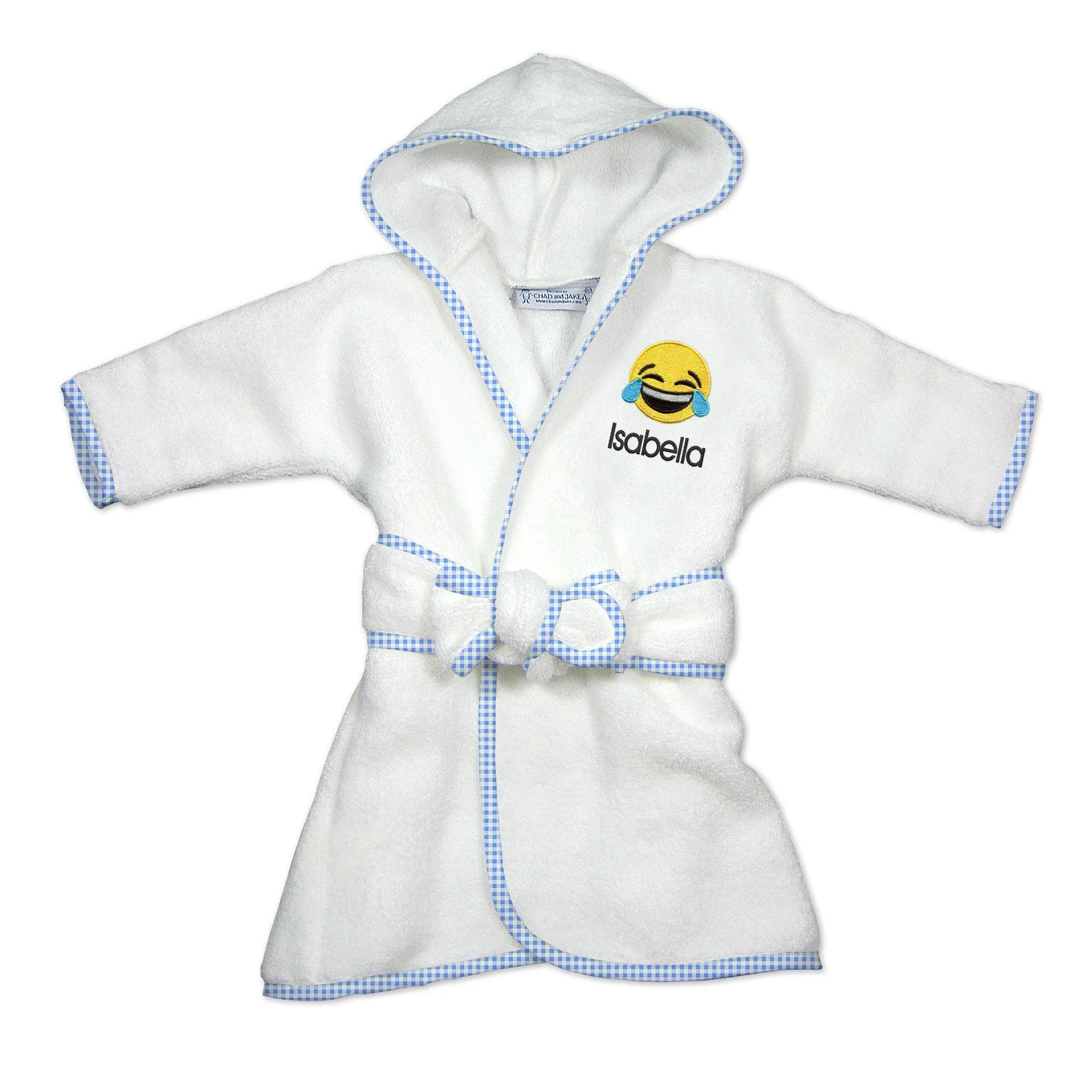 Personalized Happy Tears Emoji Robe