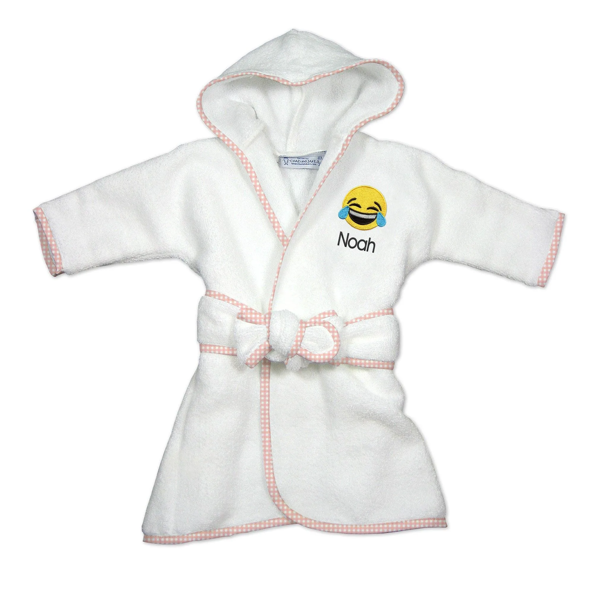 Personalized Happy Tears Emoji Robe