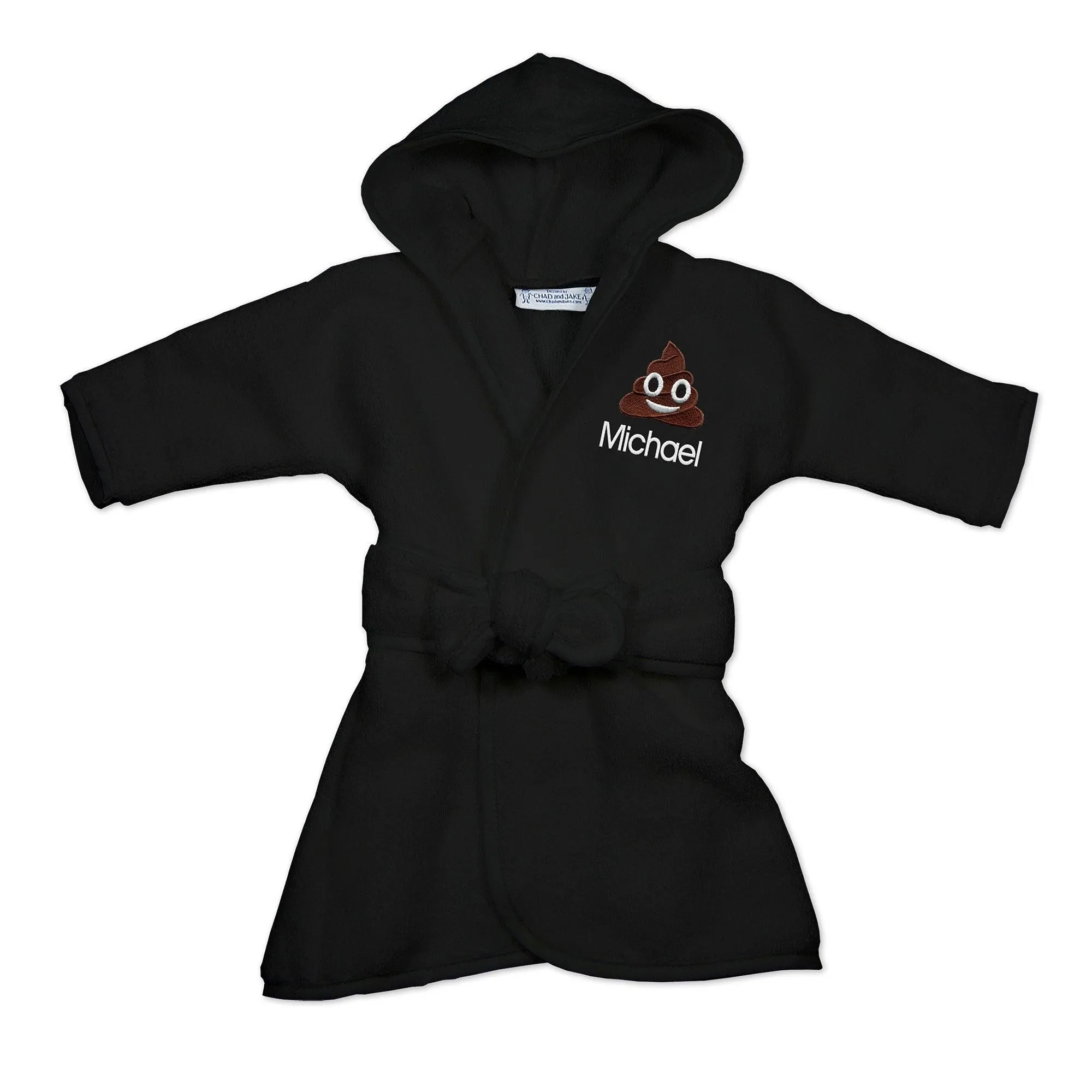 Personalized Poop Face Emoji Robe