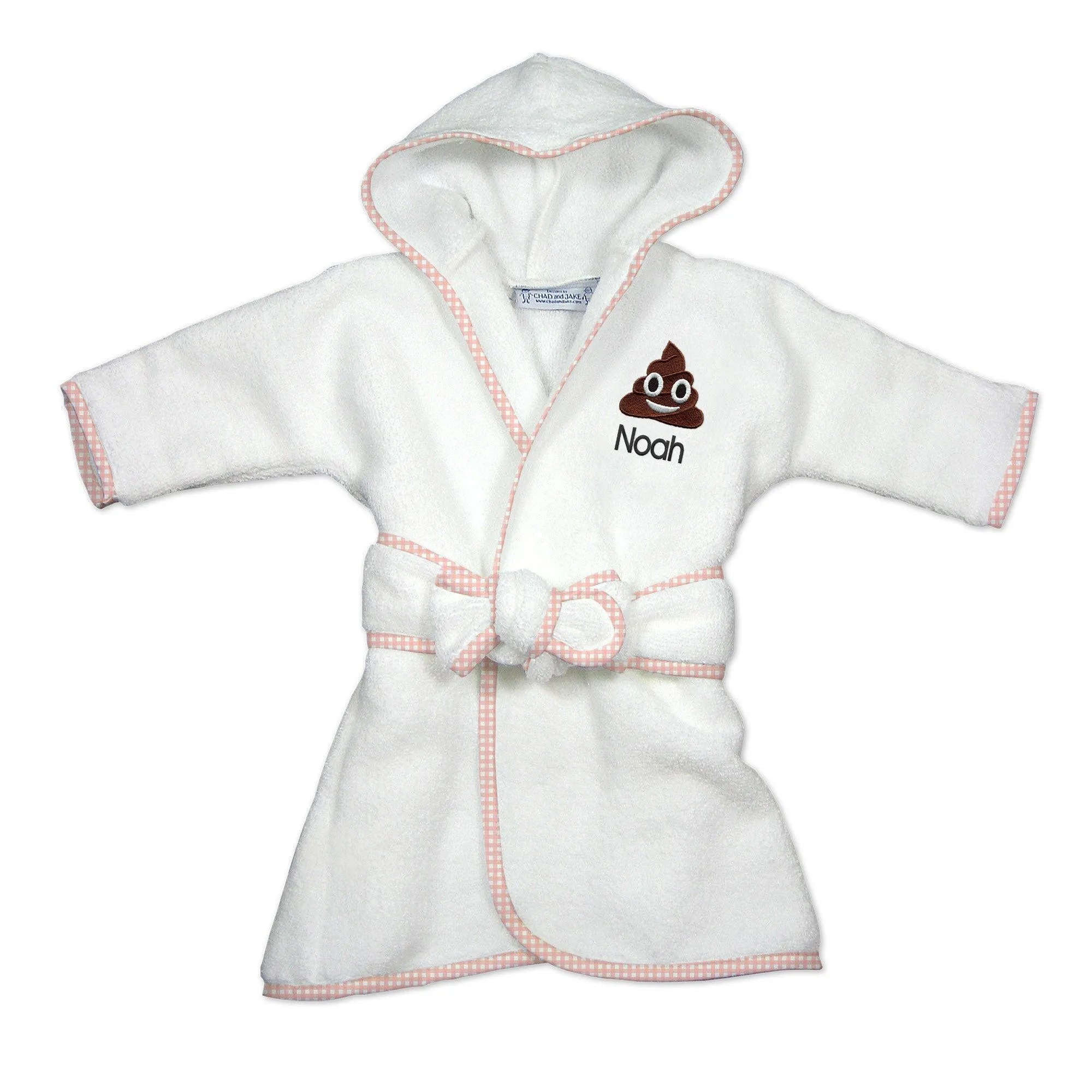 Personalized Poop Face Emoji Robe