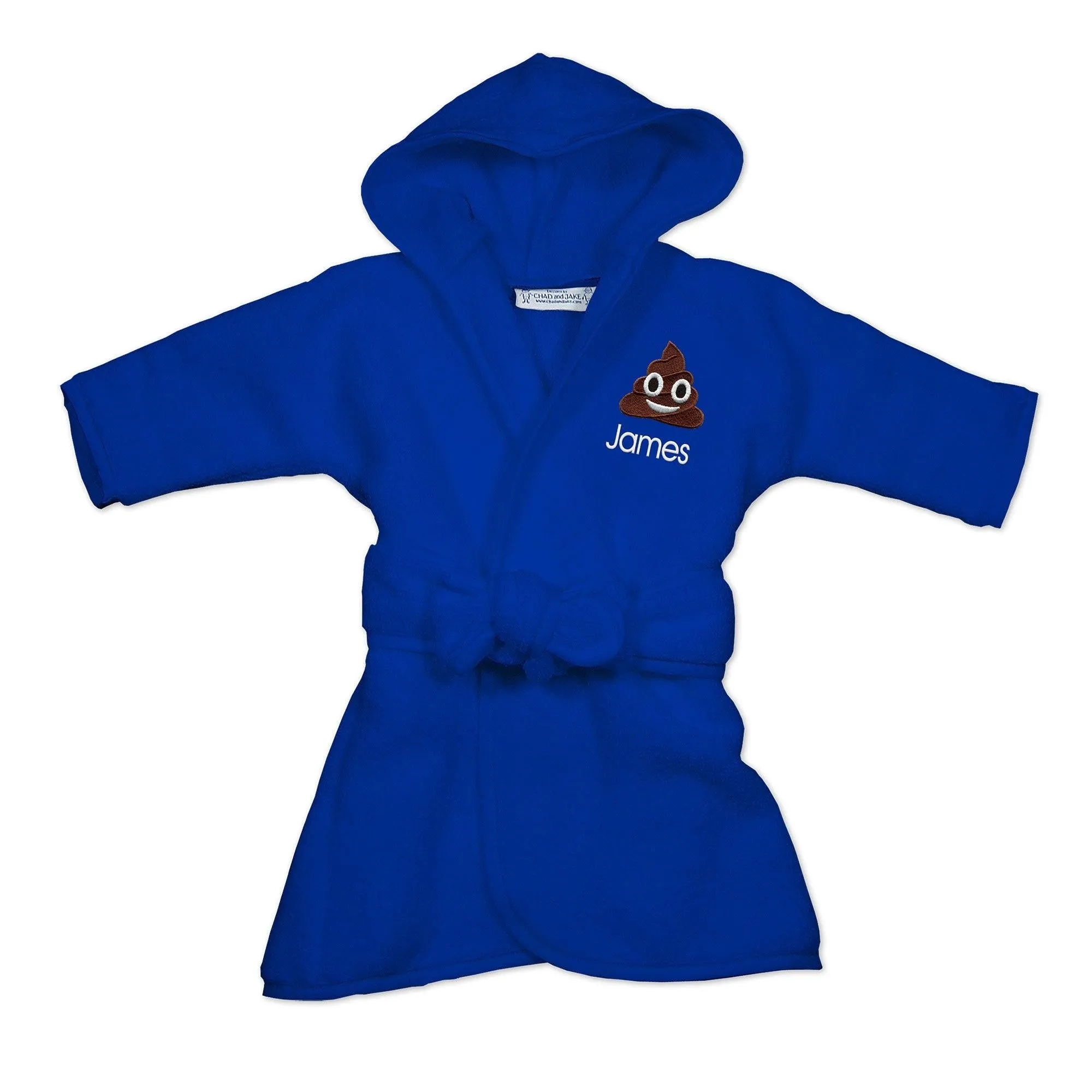 Personalized Poop Face Emoji Robe