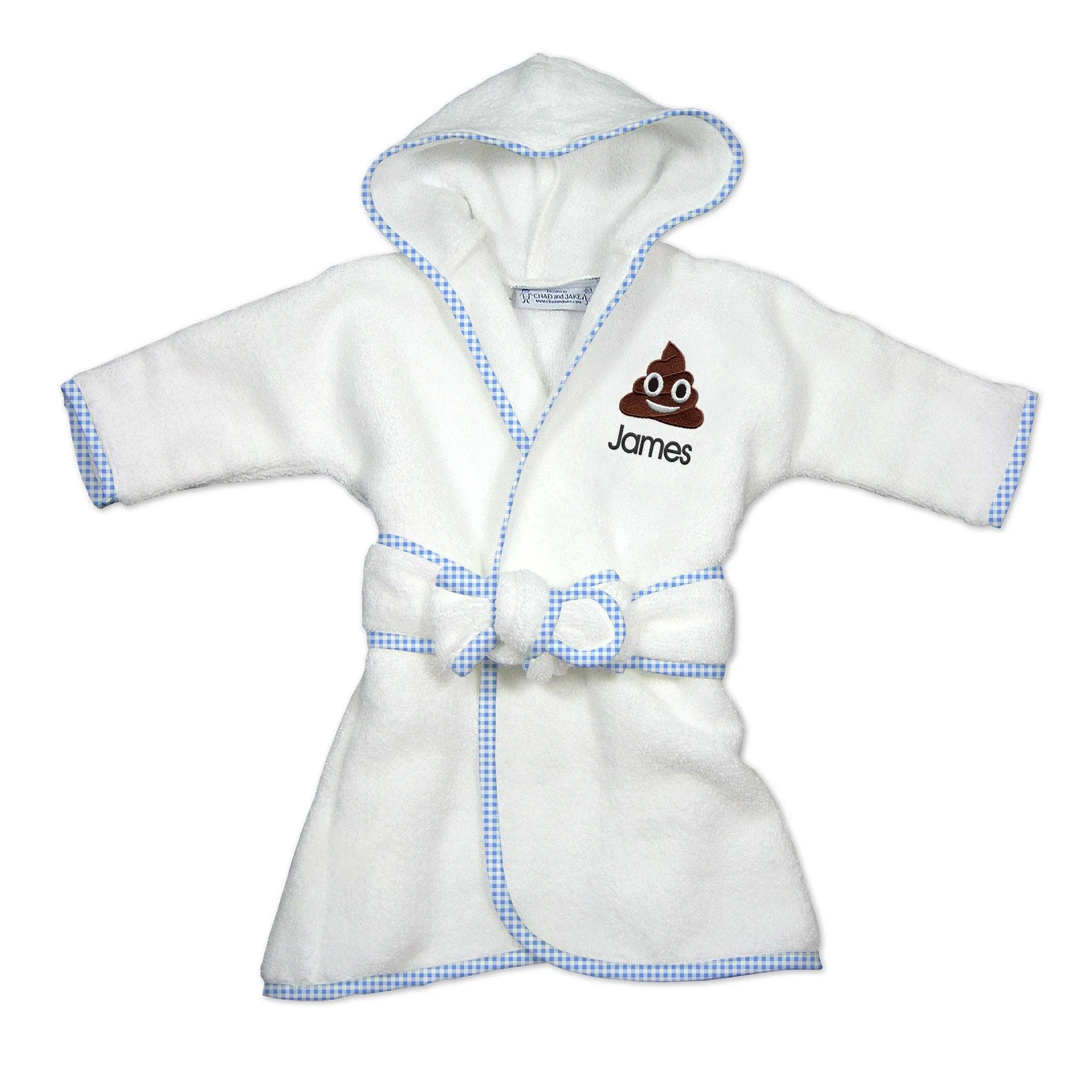 Personalized Poop Face Emoji Robe