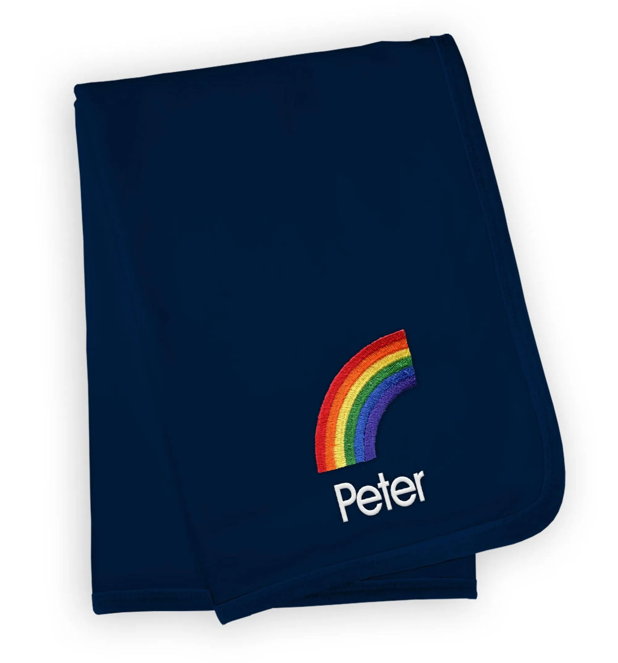 Personalized Rainbow Emoji Blanket
