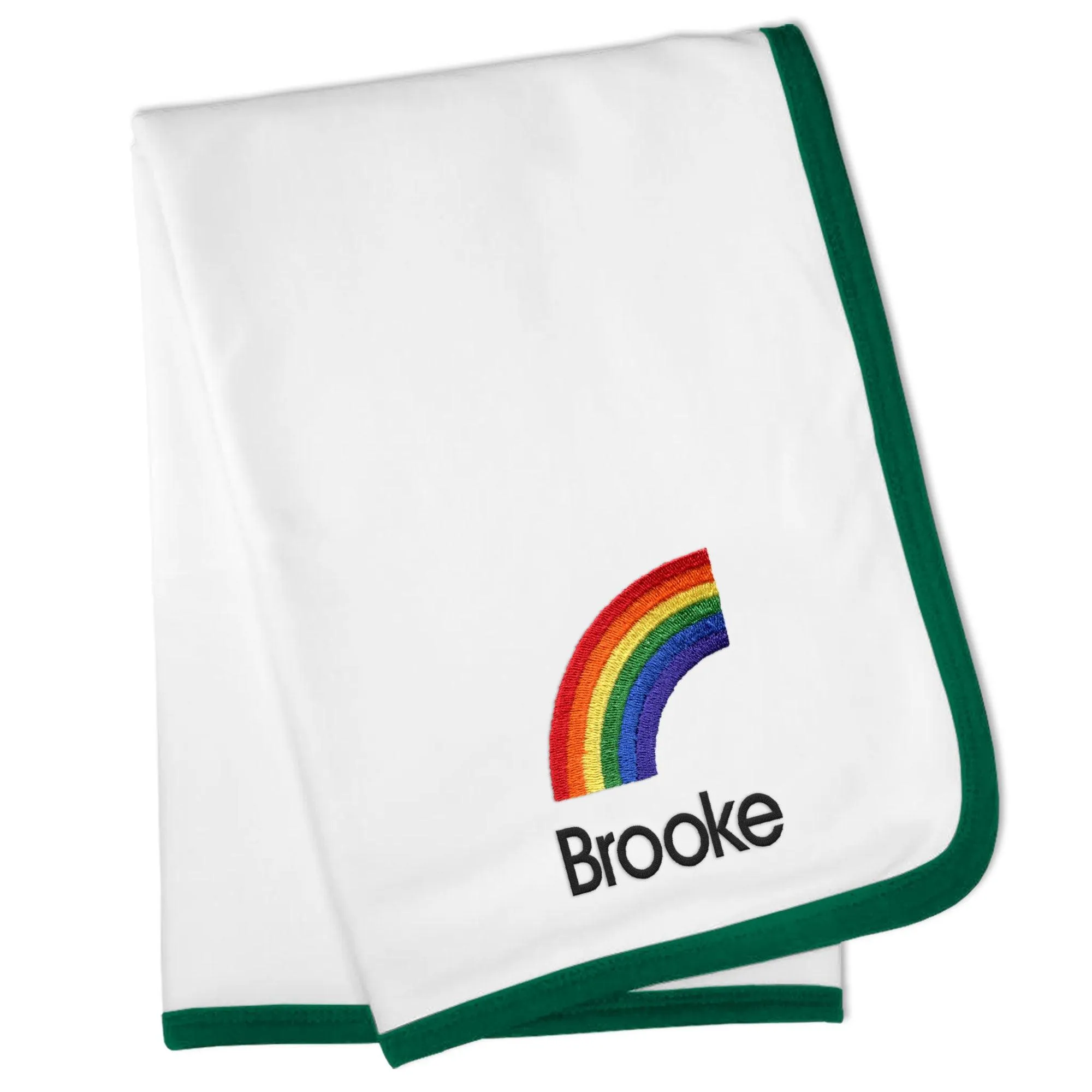 Personalized Rainbow Emoji Blanket