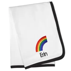 Personalized Rainbow Emoji Blanket