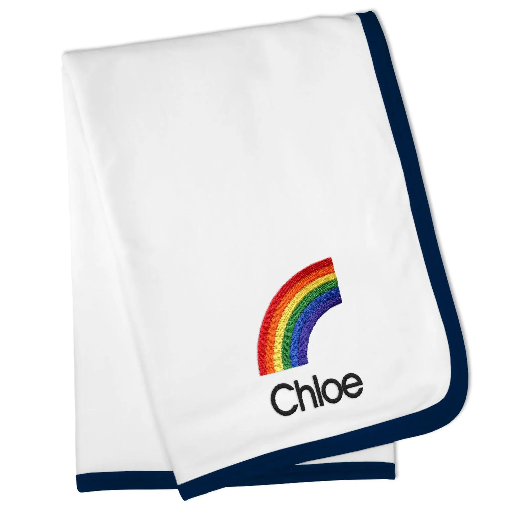 Personalized Rainbow Emoji Blanket