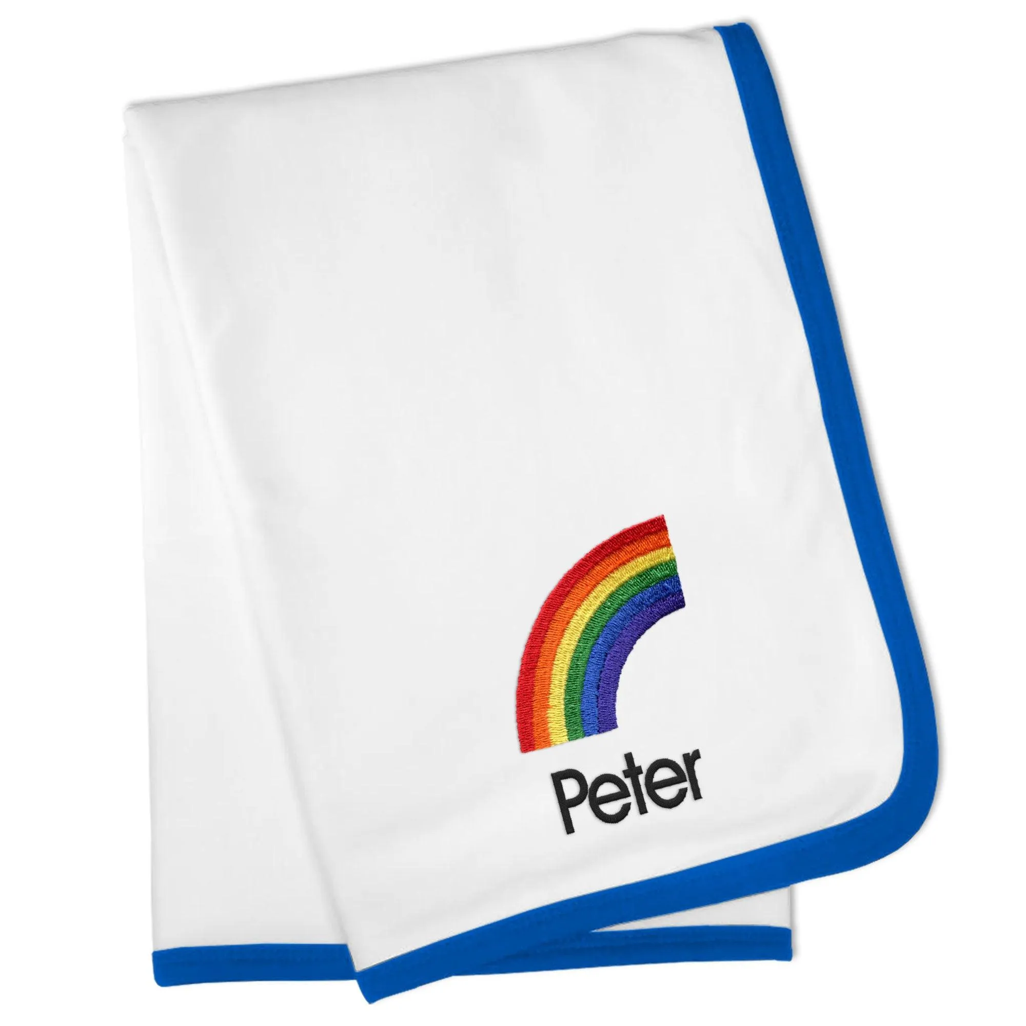 Personalized Rainbow Emoji Blanket