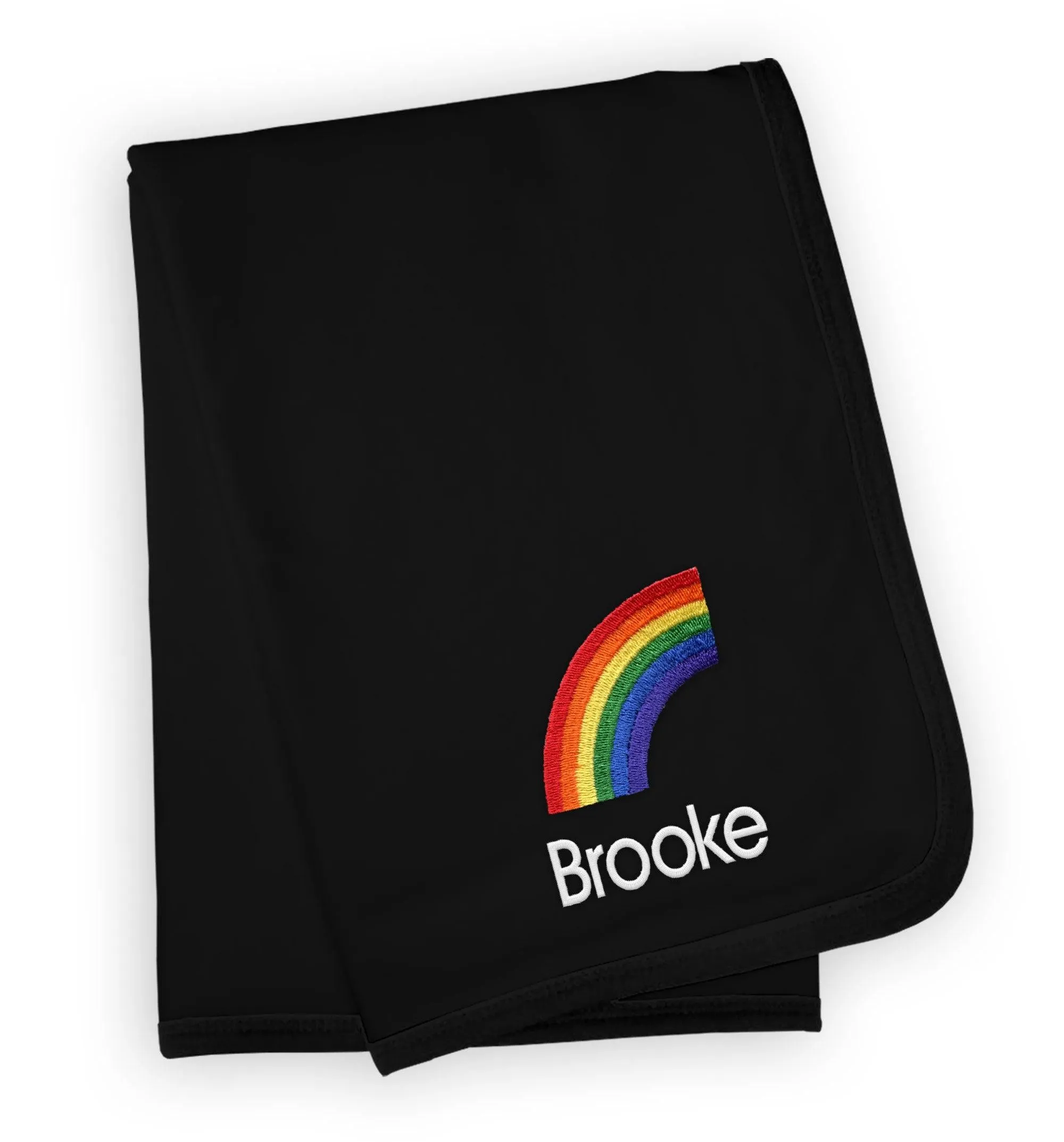 Personalized Rainbow Emoji Blanket