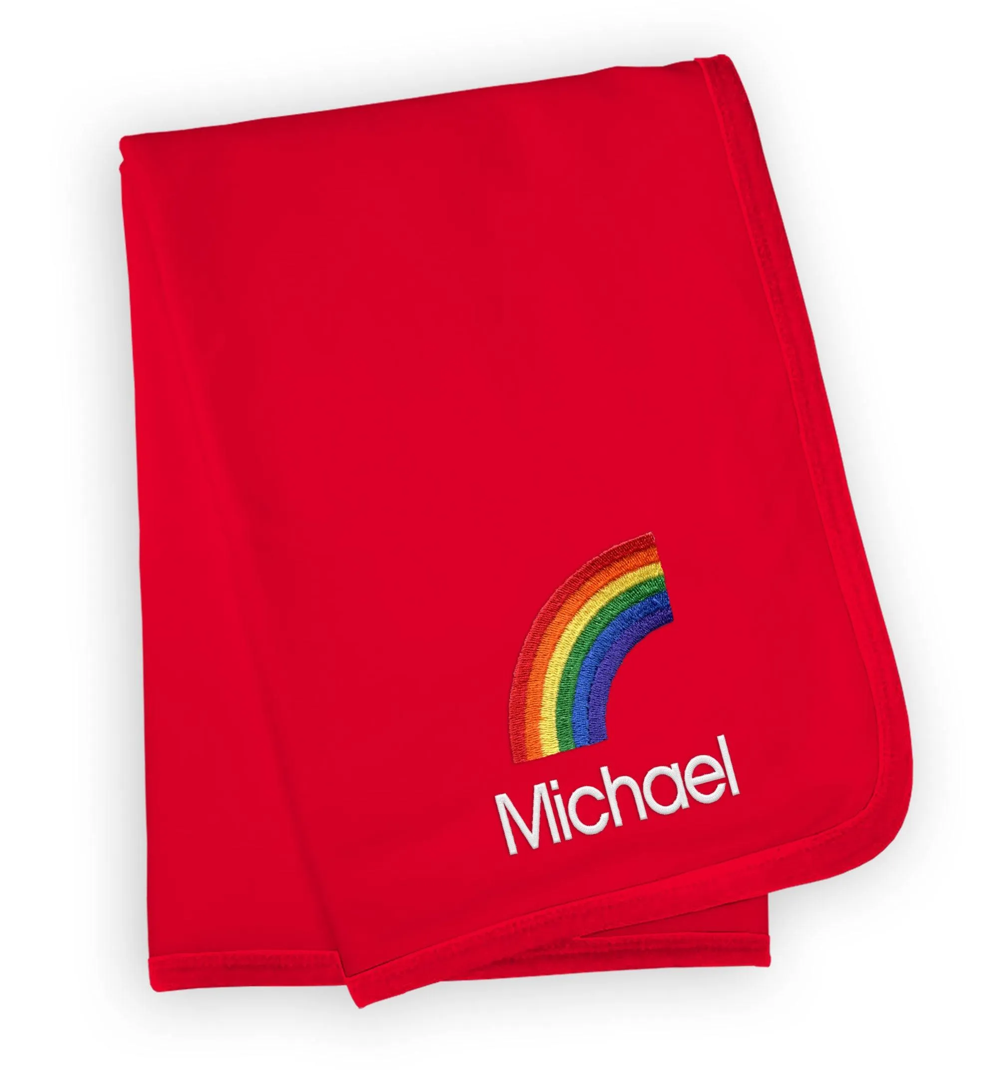 Personalized Rainbow Emoji Blanket