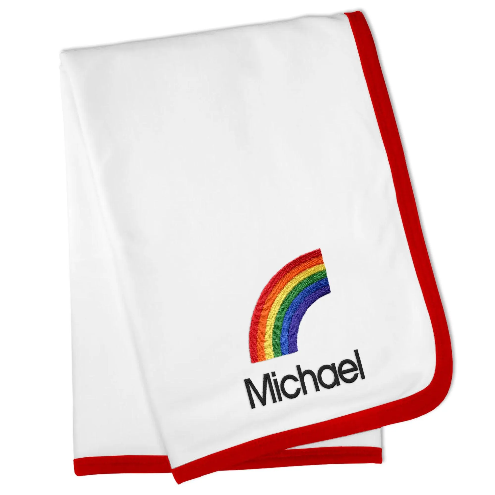 Personalized Rainbow Emoji Blanket
