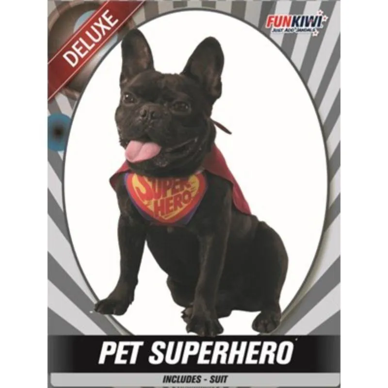 Pet Deluxe Superhero Costume