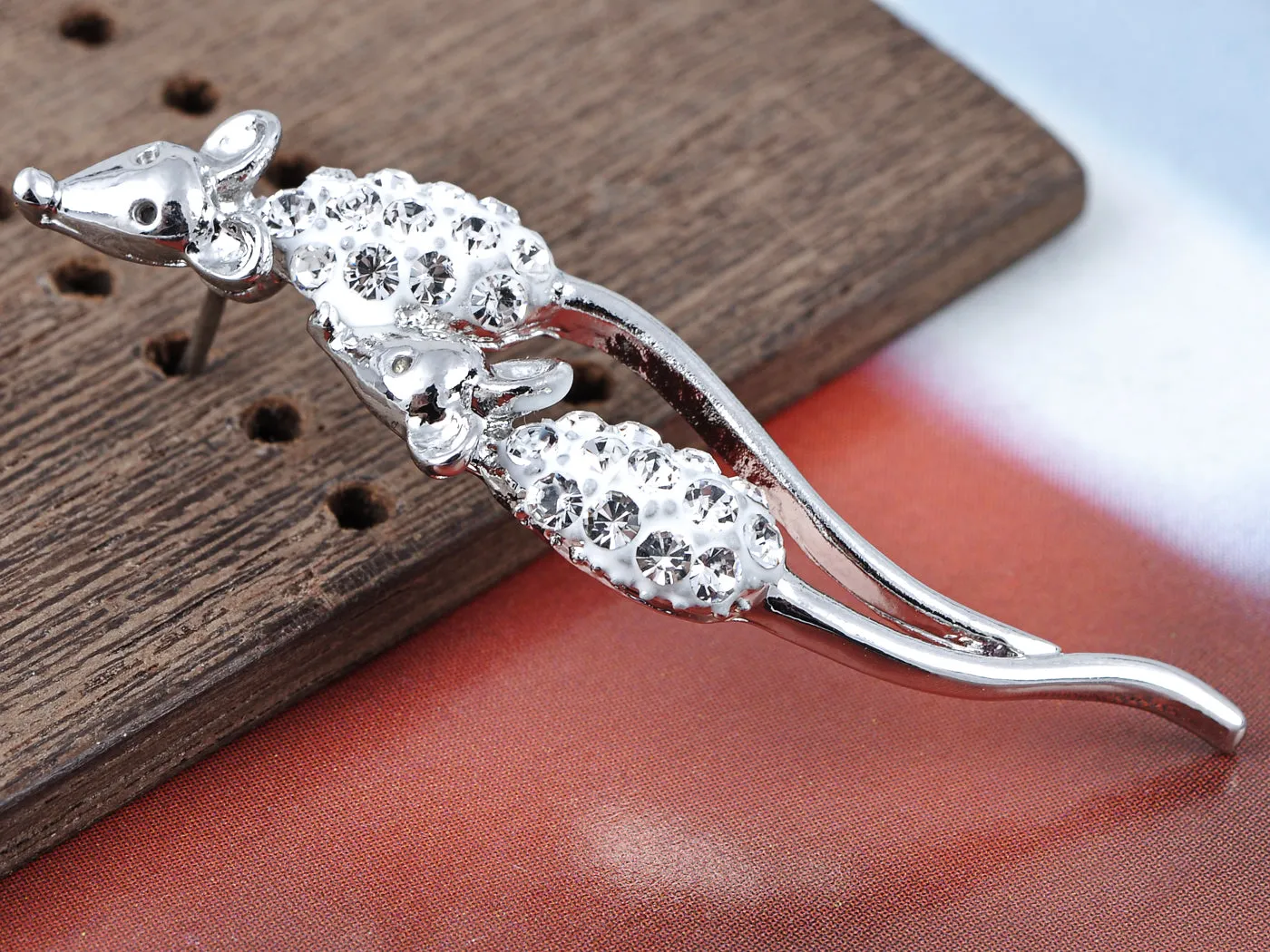 Petite Elements Cartoon Mice Earrings