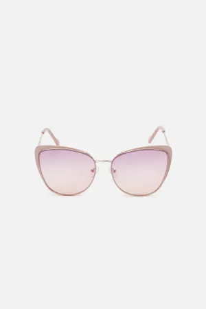 Pink Angled Sunglasses
