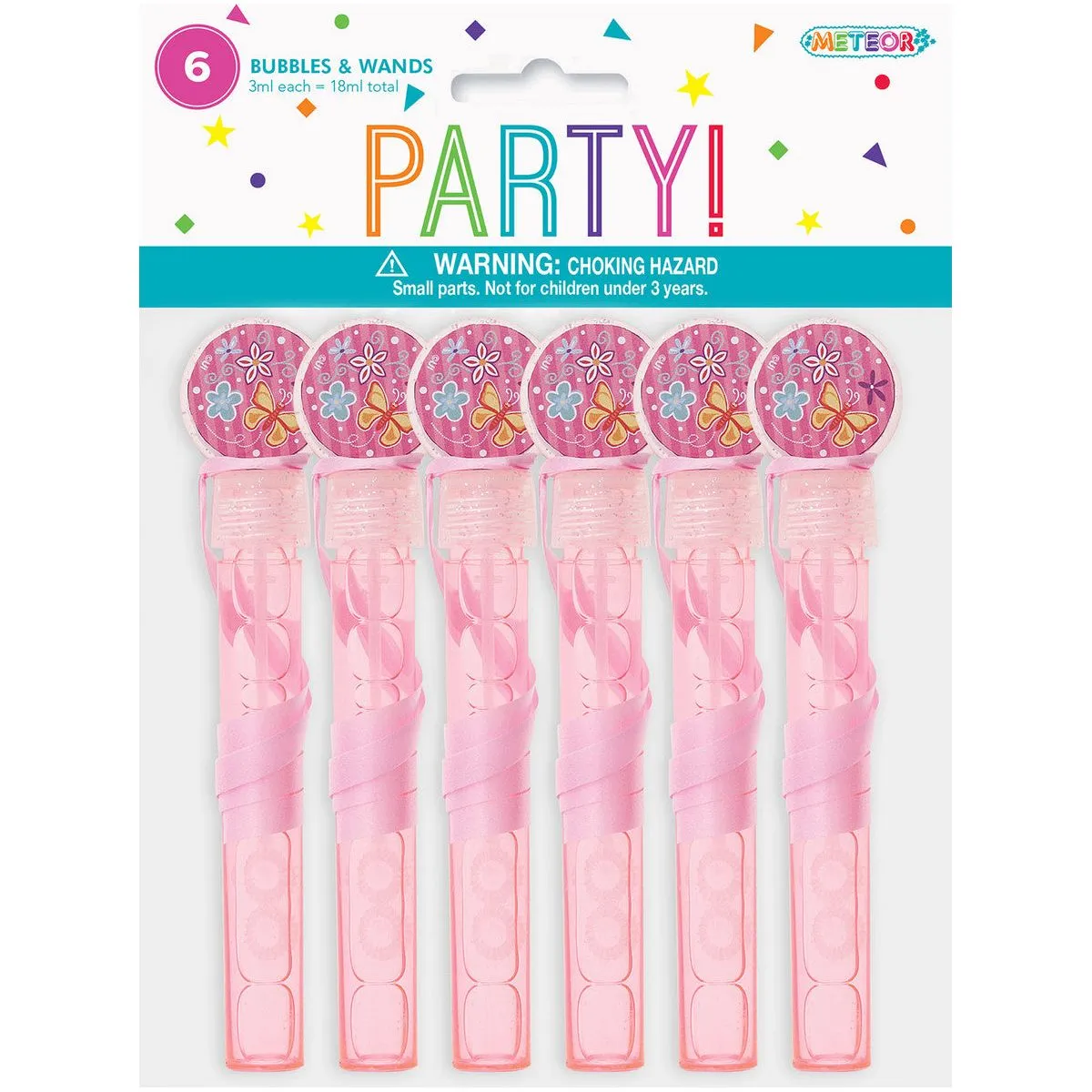 Pink Bubbles & Wands - Party Favors