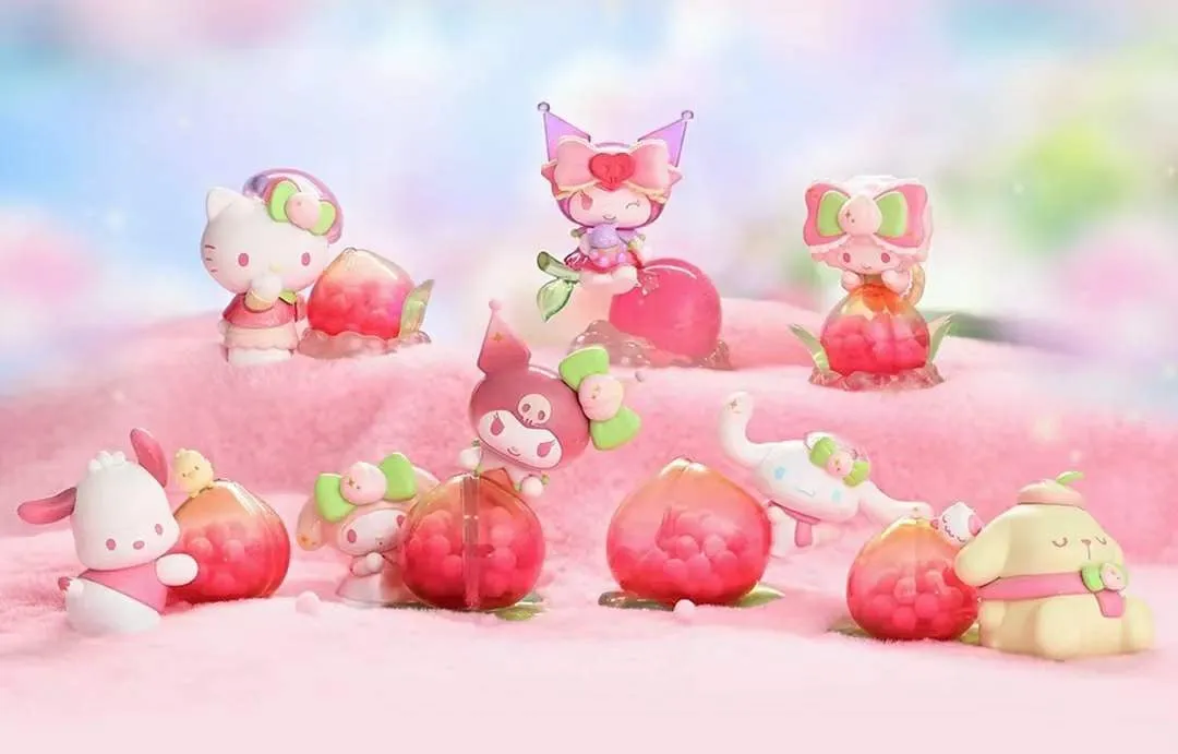 Pink Cartoon Peach Paradise Blind Box