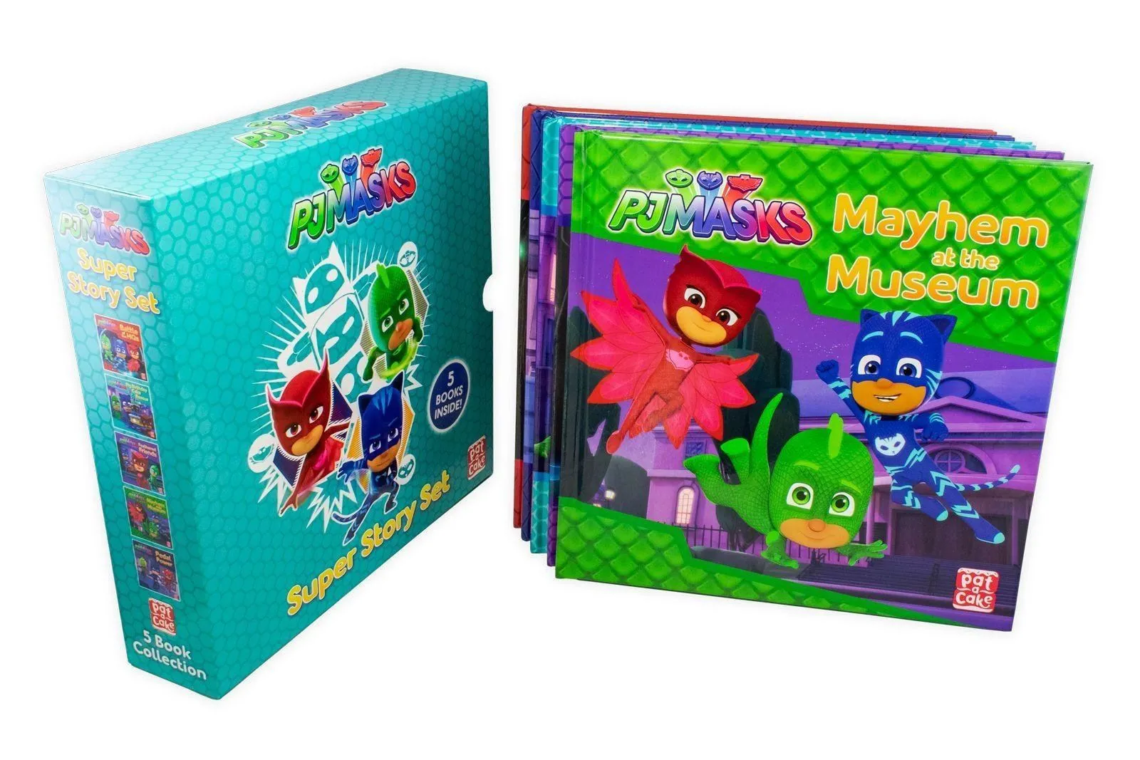 PJ Masks 5 Book Collection Super Story Set - Paperback - Age 0-5