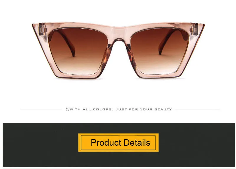 Plastic Vintage Luxury Sunglasses