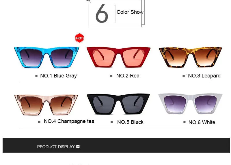 Plastic Vintage Luxury Sunglasses