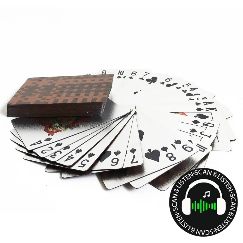 Playing Cards weaved of Cassette tapes | card games| Limited edition| Gift for Dad | Father's Day