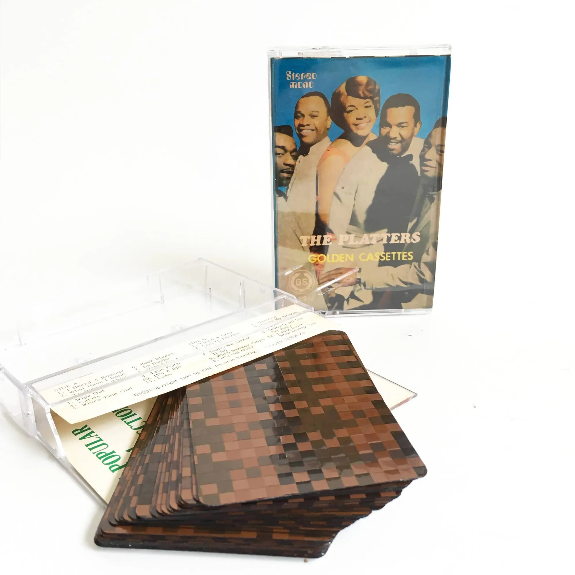 Playing Cards weaved of Cassette tapes | card games| Limited edition| Gift for Dad | Father's Day