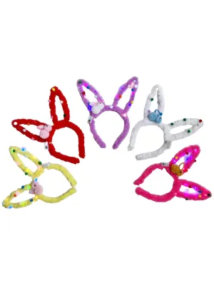 Plush Bunny Ears Headband