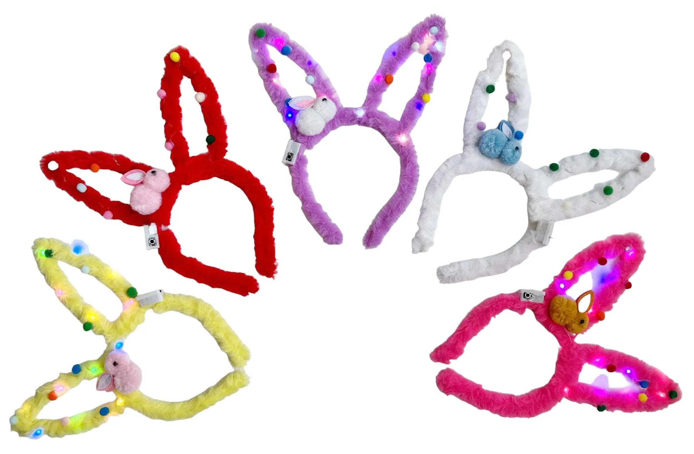 Plush Bunny Ears Headband