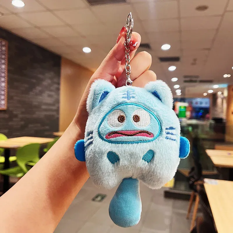 Plush Doll Keychain Pendant for Backpacks, Bags and Clothes Melody Cinnamoroll Pochacco Cute Key Ring Gift for Kids Toys Backpack Accessories Sanrio Anime Cartoon Decoration Gifts