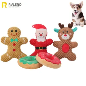 Plush Santa Chewing Toy for Pets