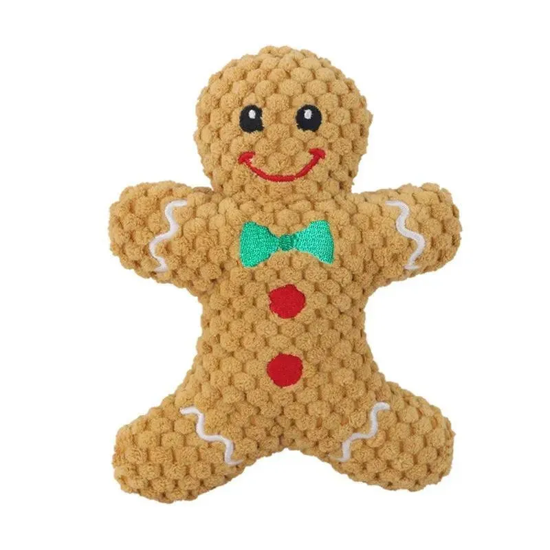 Plush Santa Chewing Toy for Pets