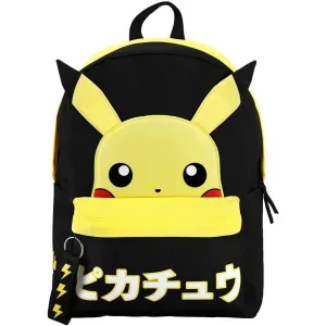 Pokemon Pikachu Anime Cartoon Yellow & Black Backpack book bag