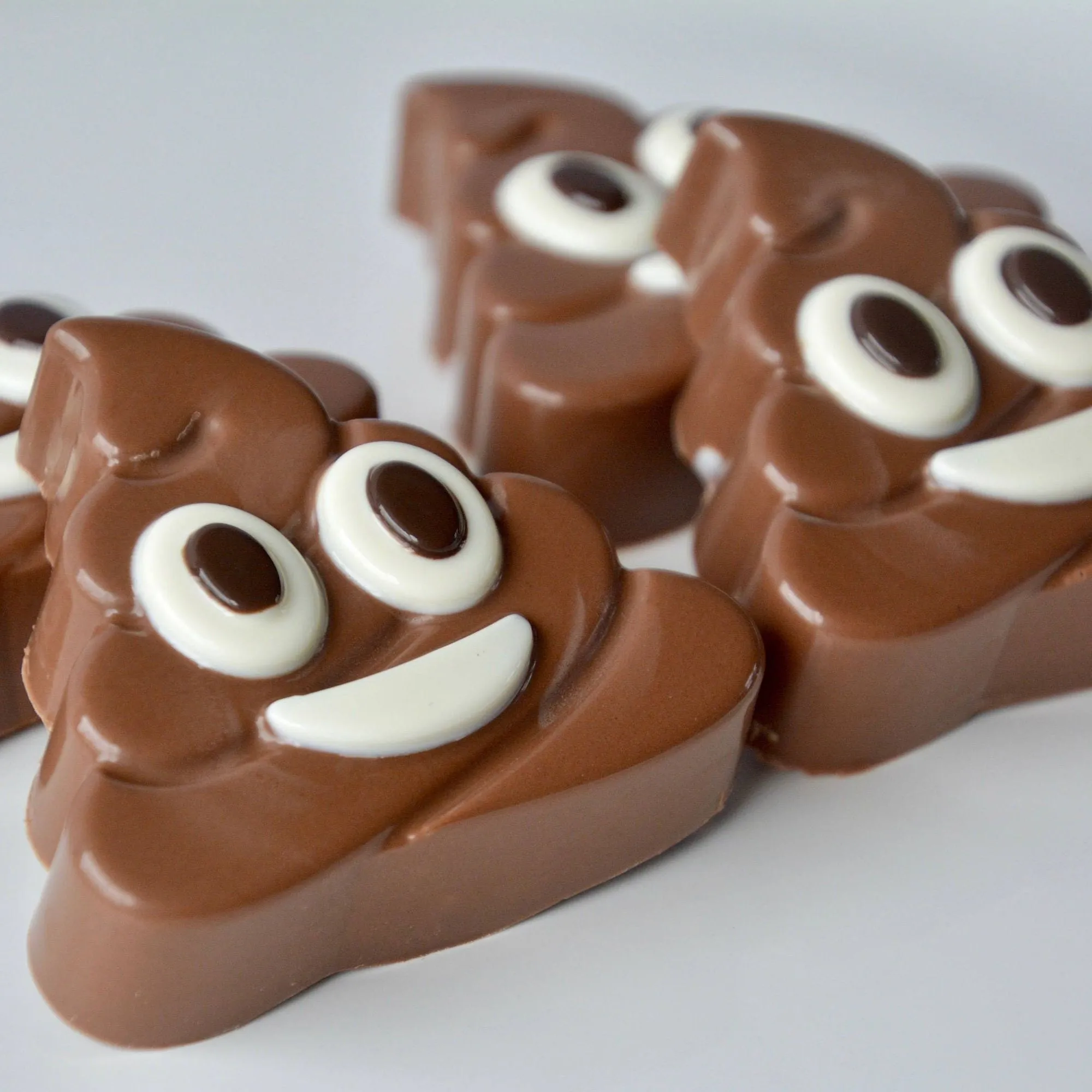 Poop Emoji Chocolate Dipped Oreos (Set of 12)