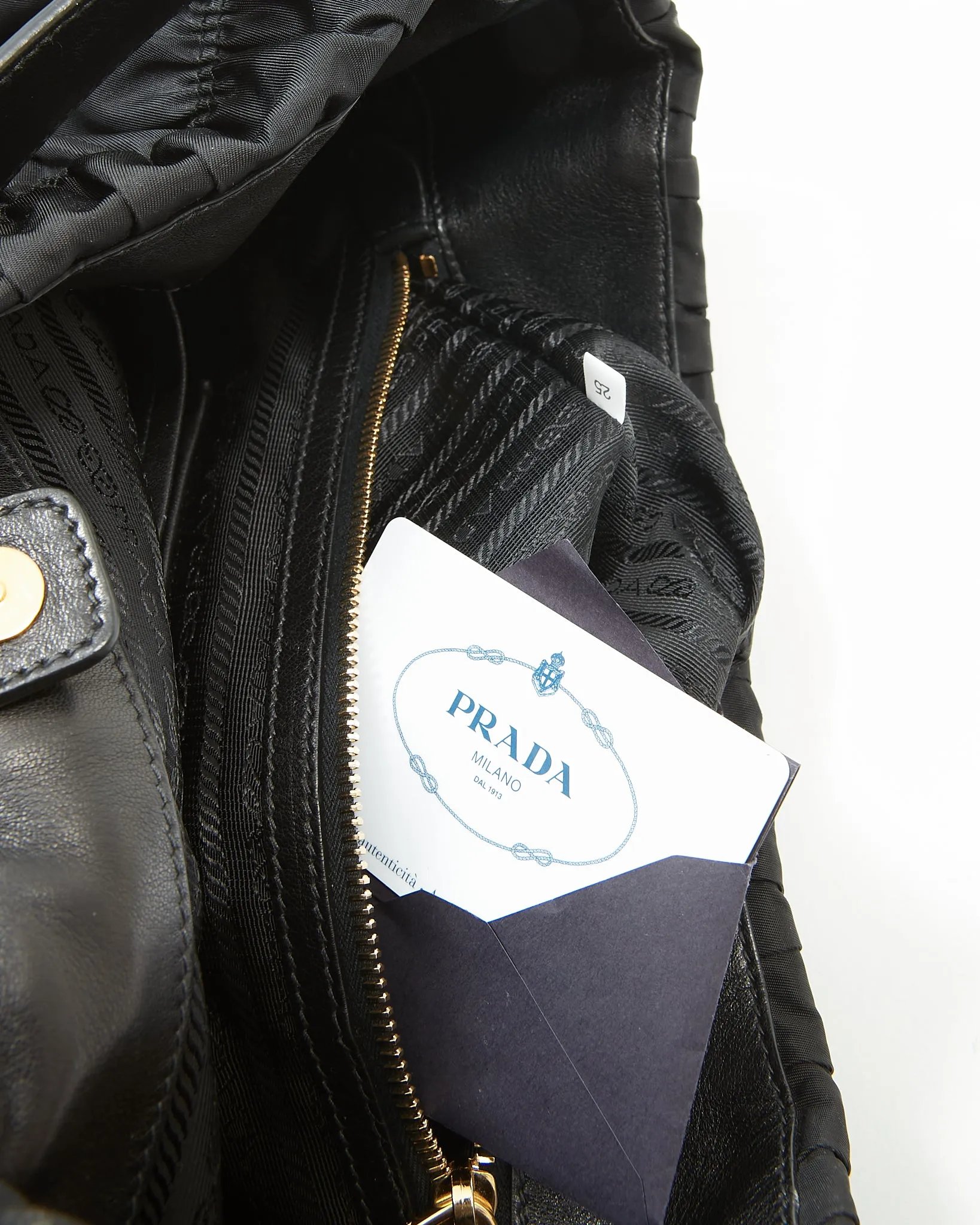 Prada Black Nylon Tessuto Gauffre Shoulder Hobo Bag