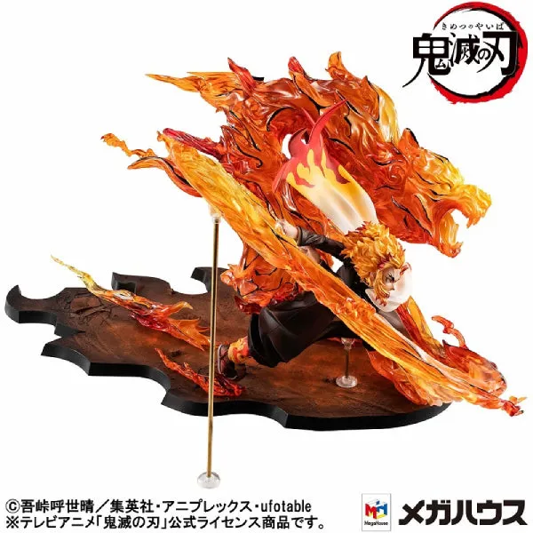 Precious G.E.M.Series Demon slayer：Kimetsu no Yaiba Kyojuro Rengoku Flame Breathing Fifth Form：Flame Tiger 鬼滅之刃 炎柱 煉獄杏壽郎 炎之呼吸 炎虎