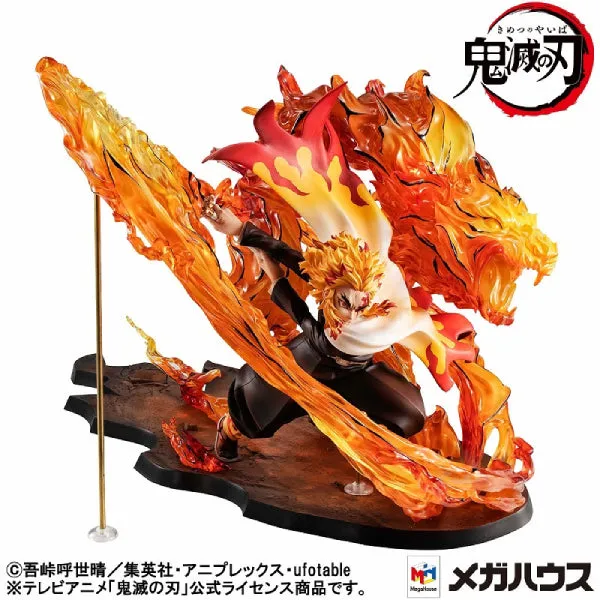 Precious G.E.M.Series Demon slayer：Kimetsu no Yaiba Kyojuro Rengoku Flame Breathing Fifth Form：Flame Tiger 鬼滅之刃 炎柱 煉獄杏壽郎 炎之呼吸 炎虎
