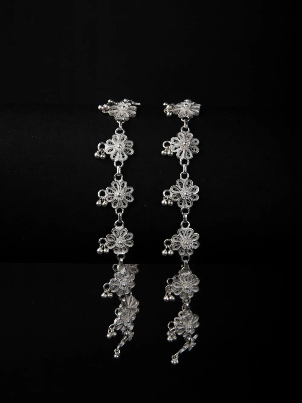 Pretty Silver Anklets