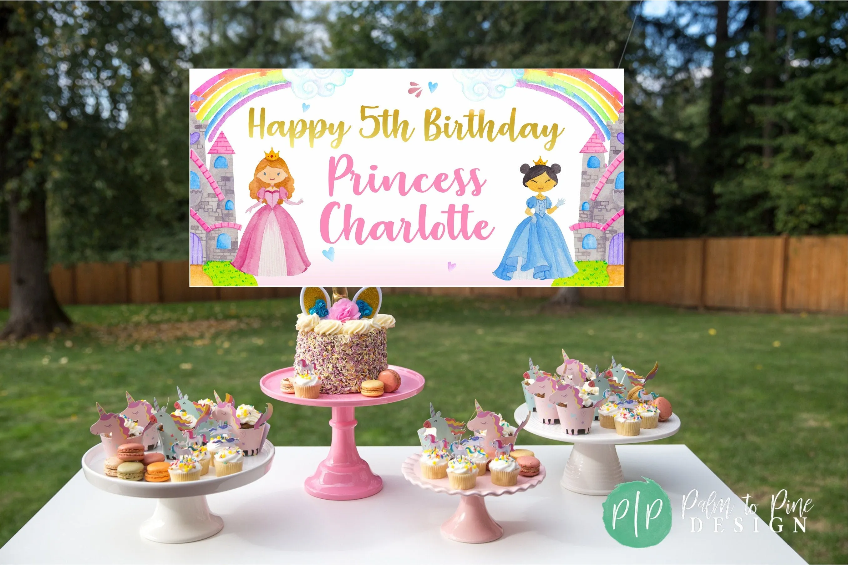 Princess Birthday Banner
