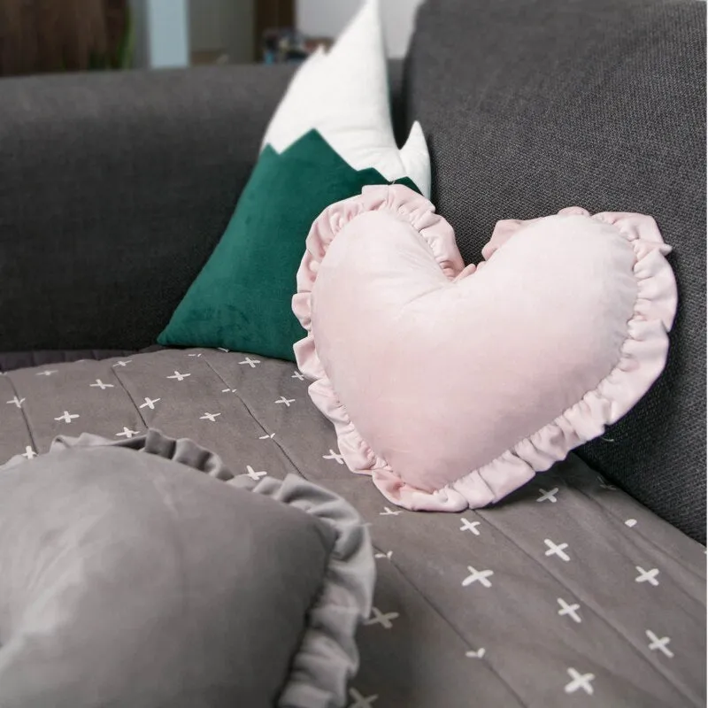 Princess Cartoon Heart-Shaped Plush Toy Pillow
