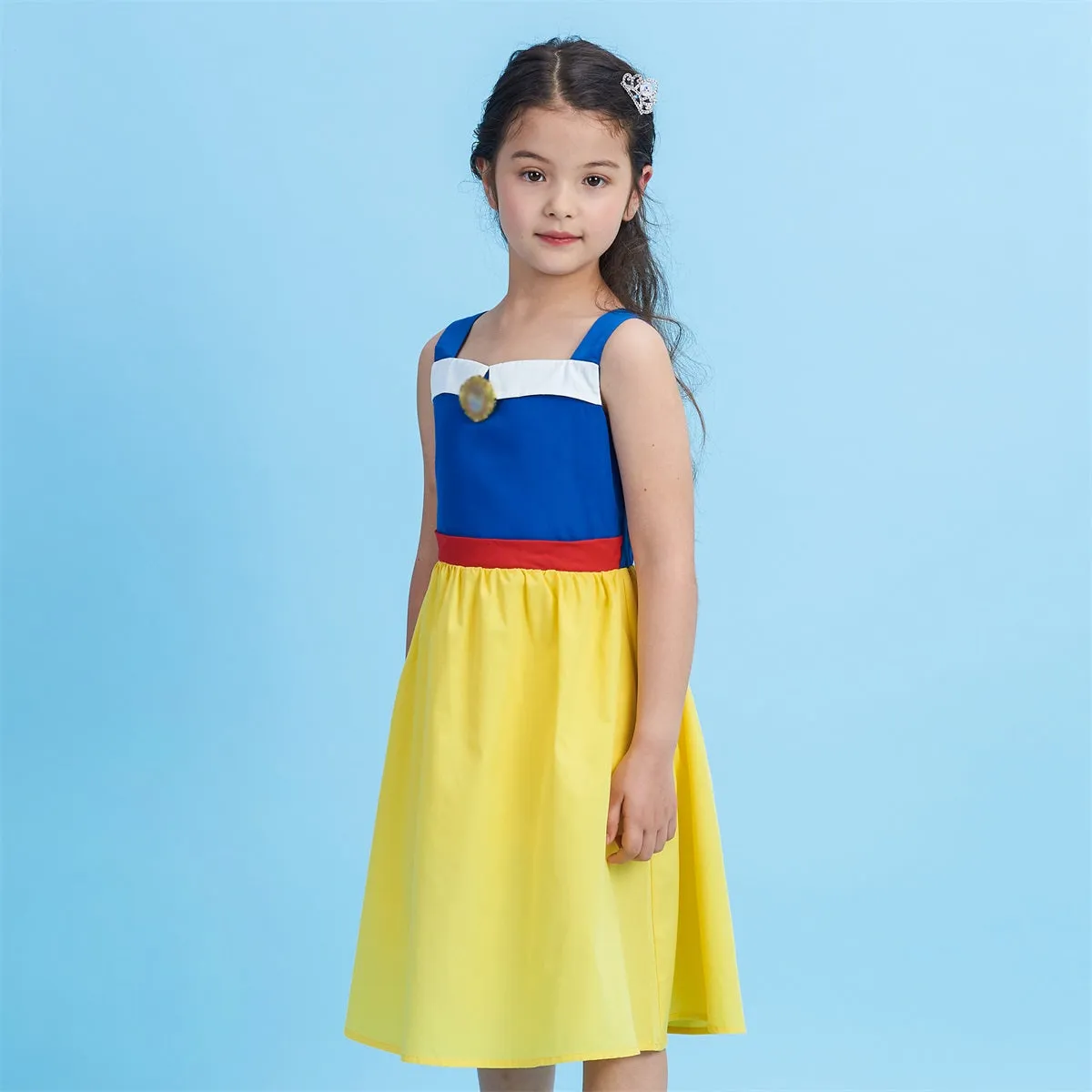 Princess Dress Set 5pcs Aurora Sofia Snowwhite Elsa Cinderella Christmas Gift