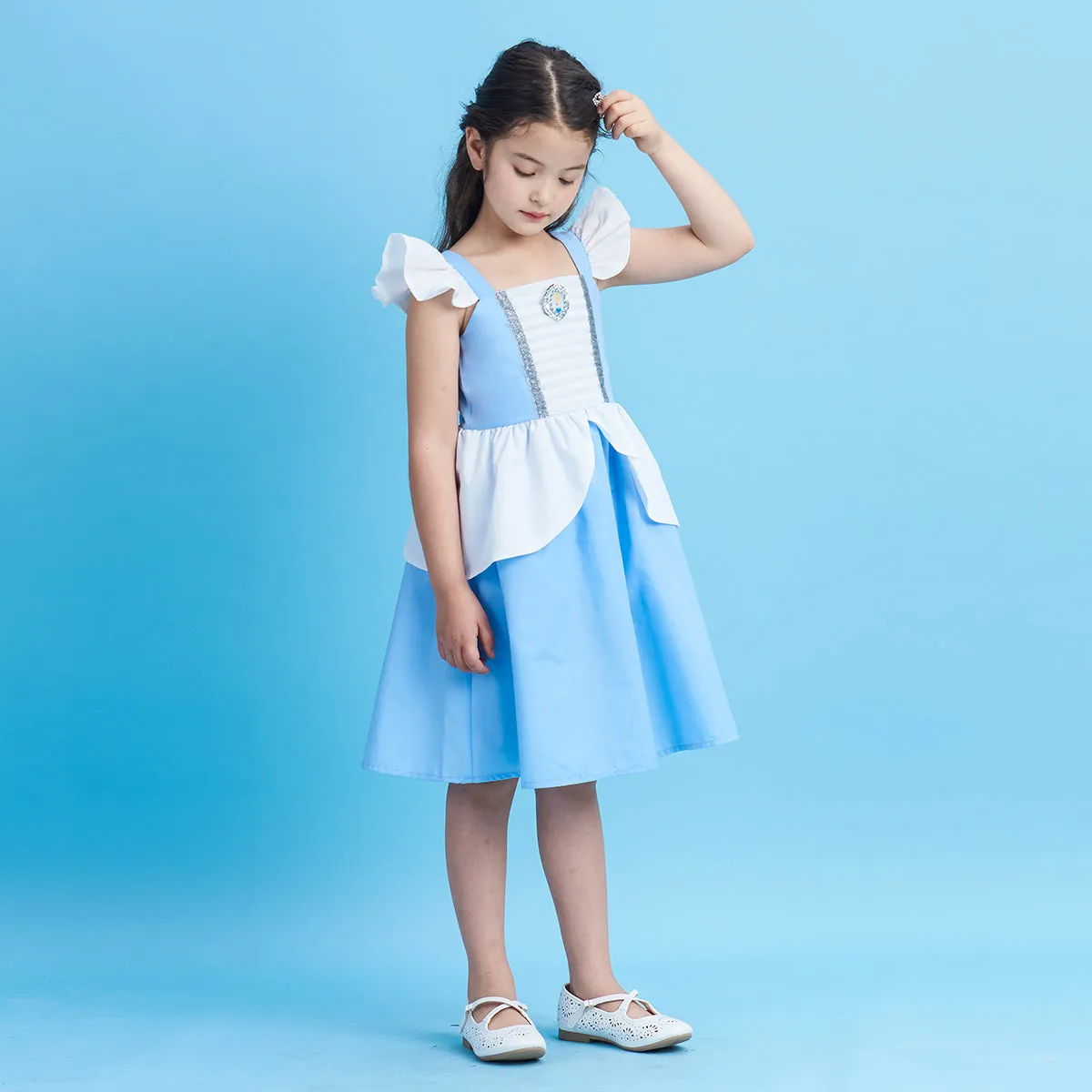 Princess Dress Set 5pcs Aurora Sofia Snowwhite Elsa Cinderella Christmas Gift
